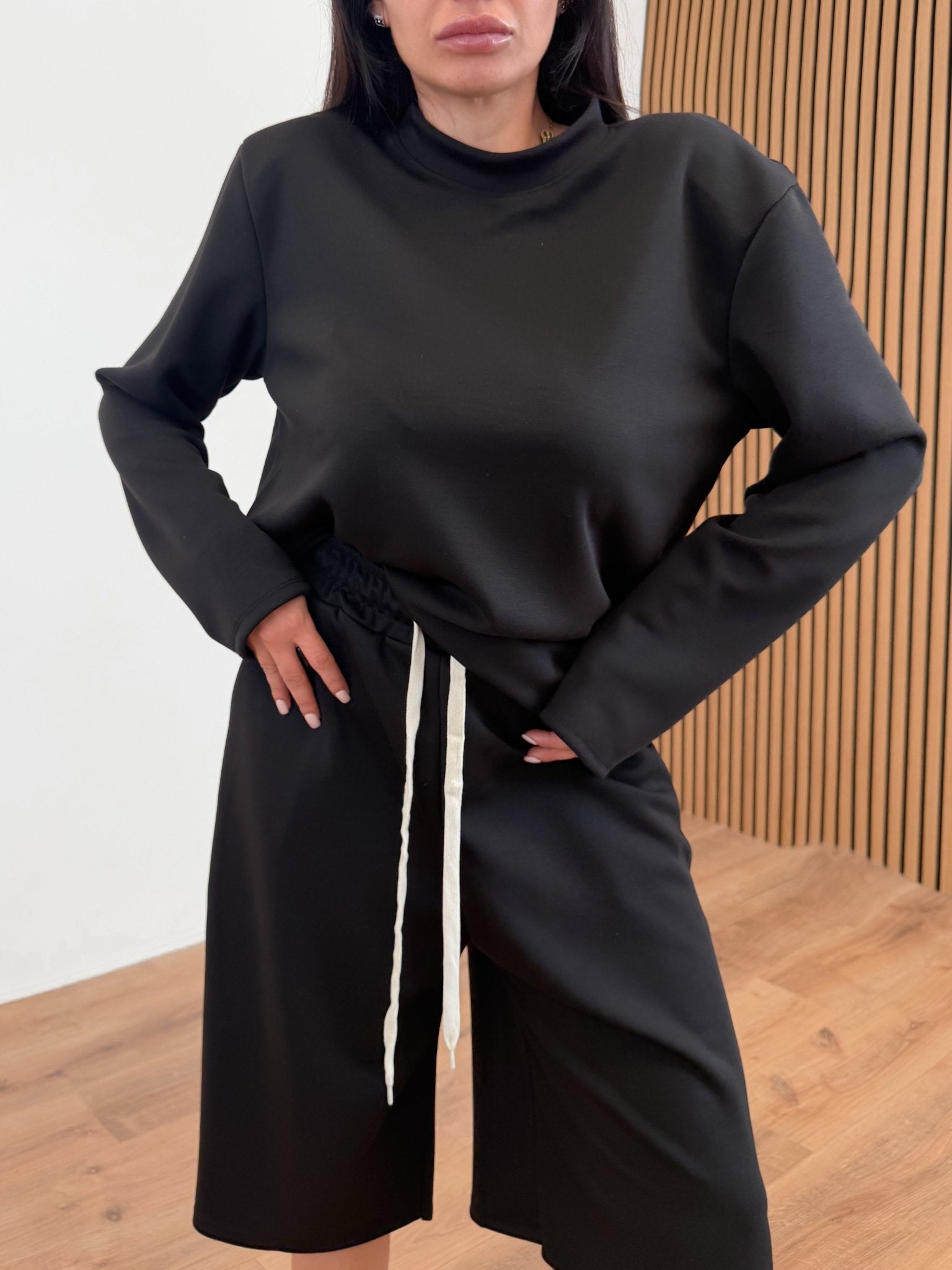 Completo Tuta Bermuda - Nero - SAINTH