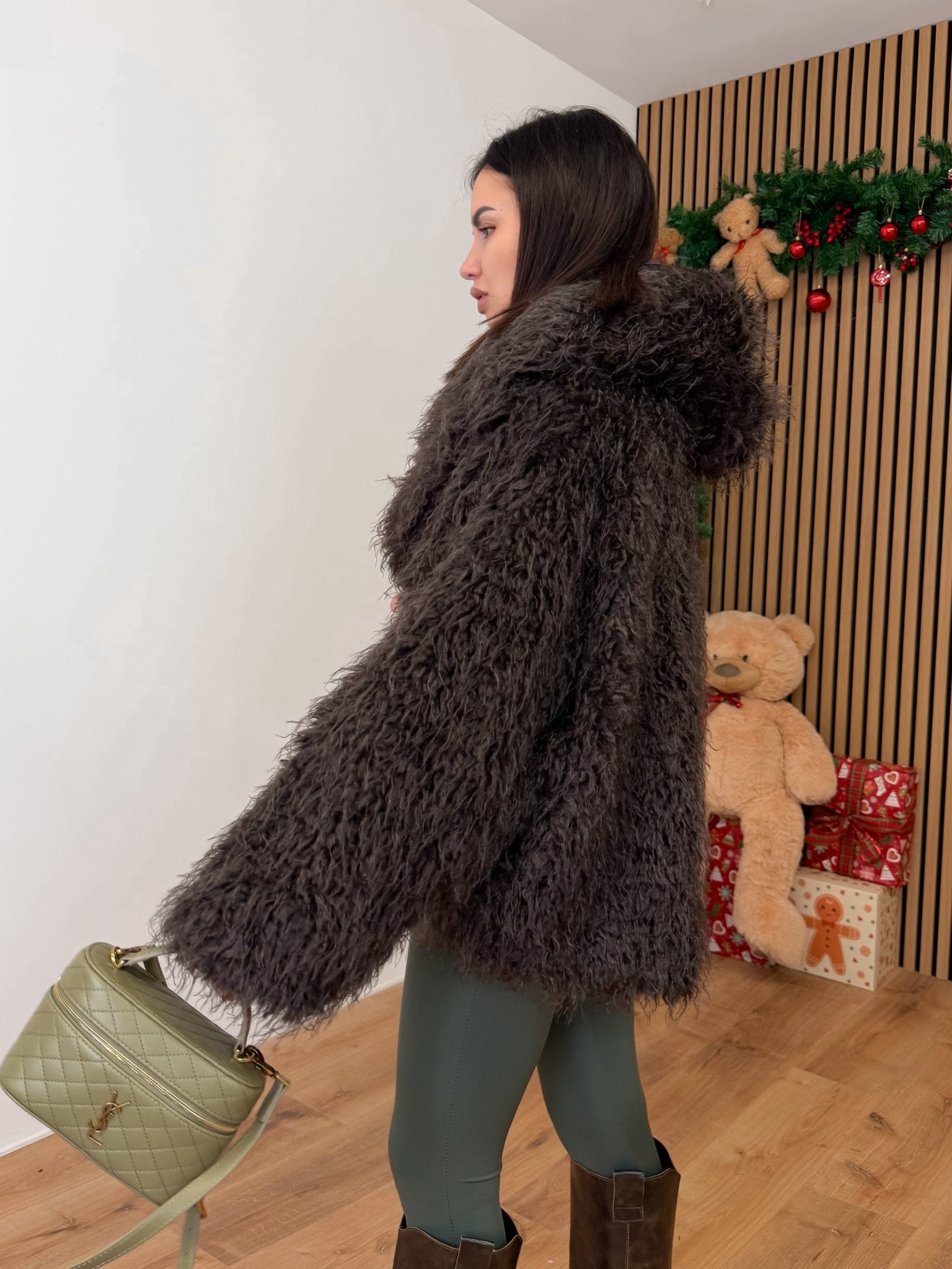 Pelliccia Mongolia - Marrone - SAINTH