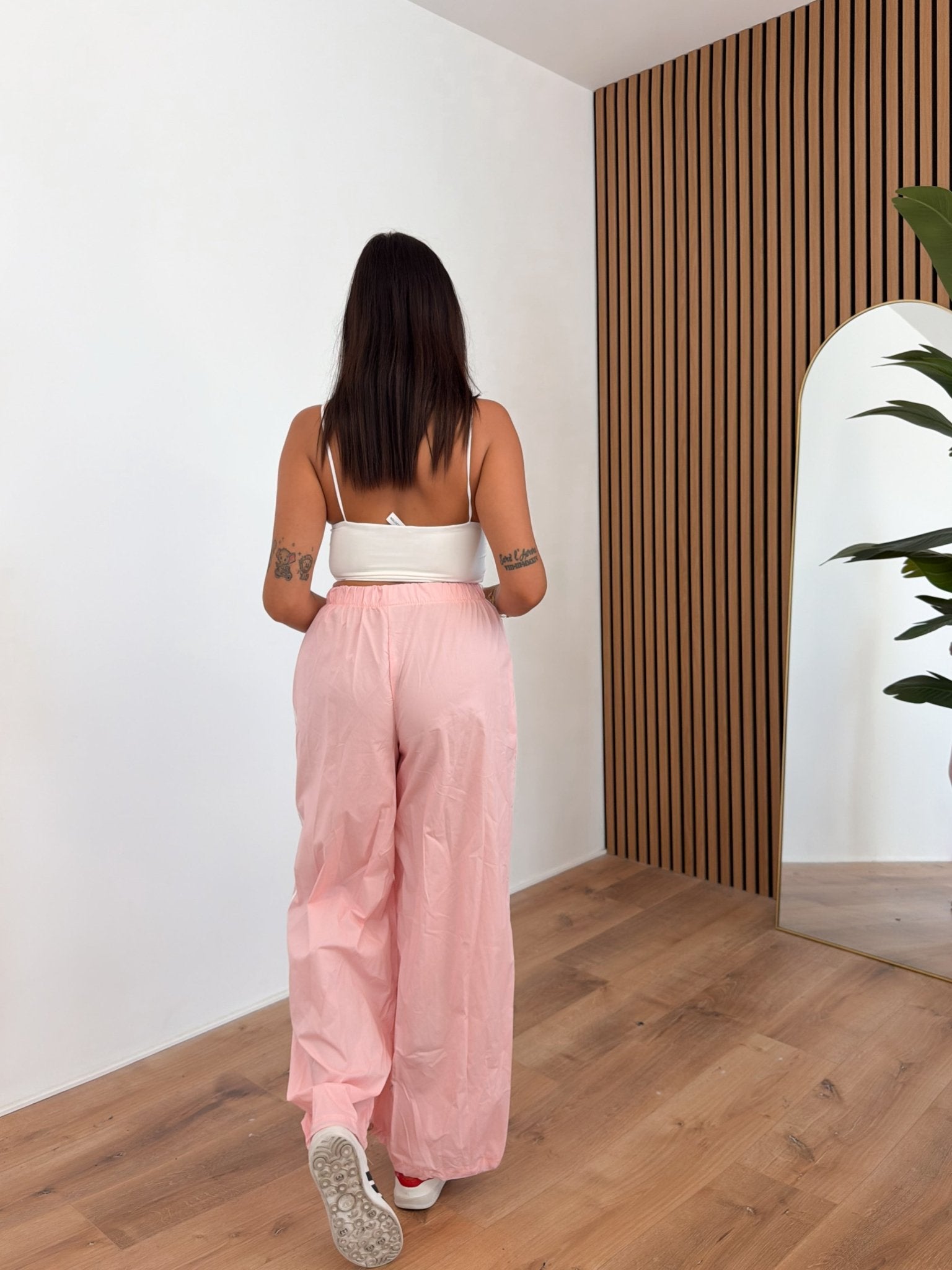 Pantalone Parachute - Rosa - SAINTH