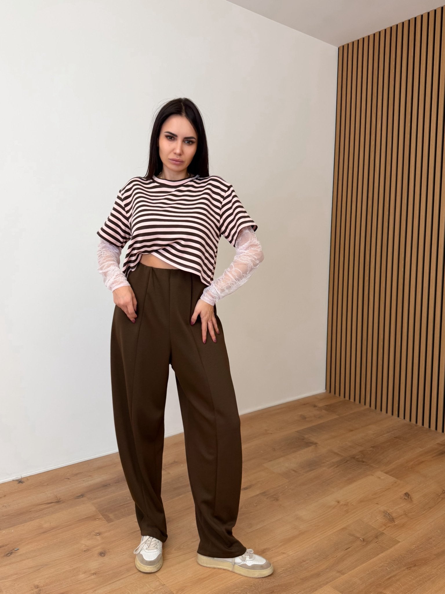 Pantalone Tuta Frait - Marrone