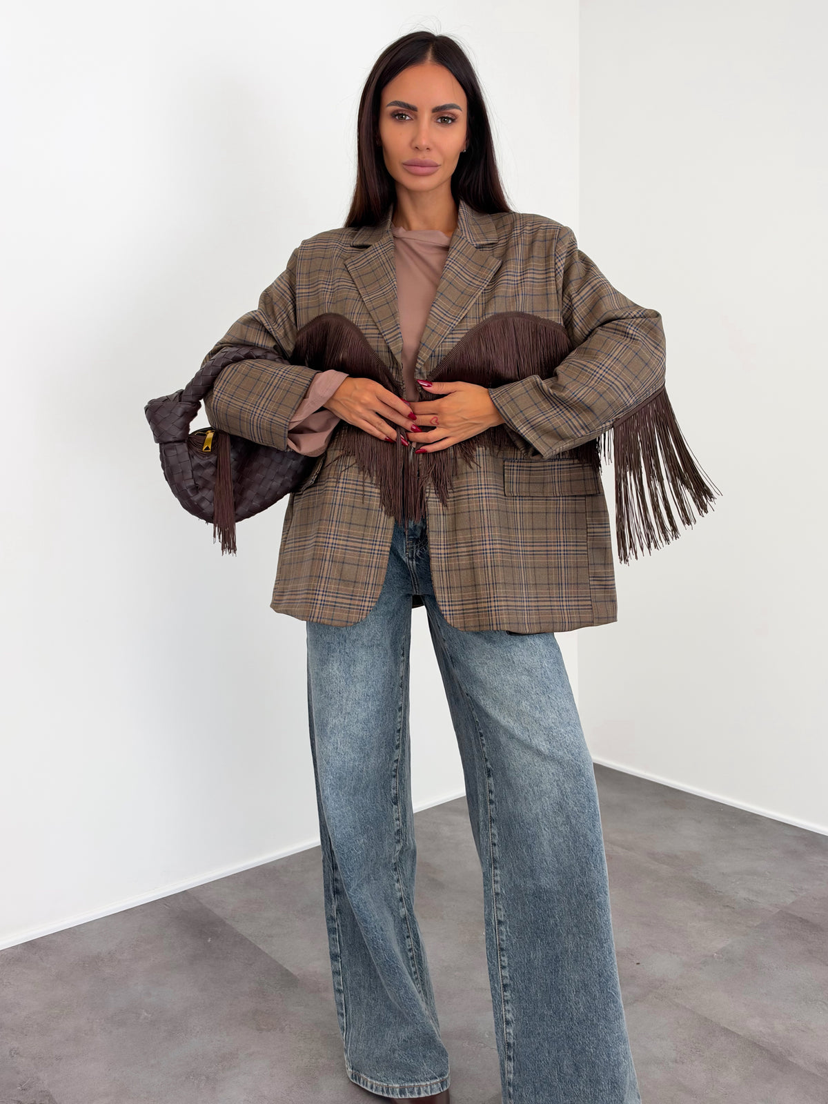 Blazer Galles - Camel Blu
