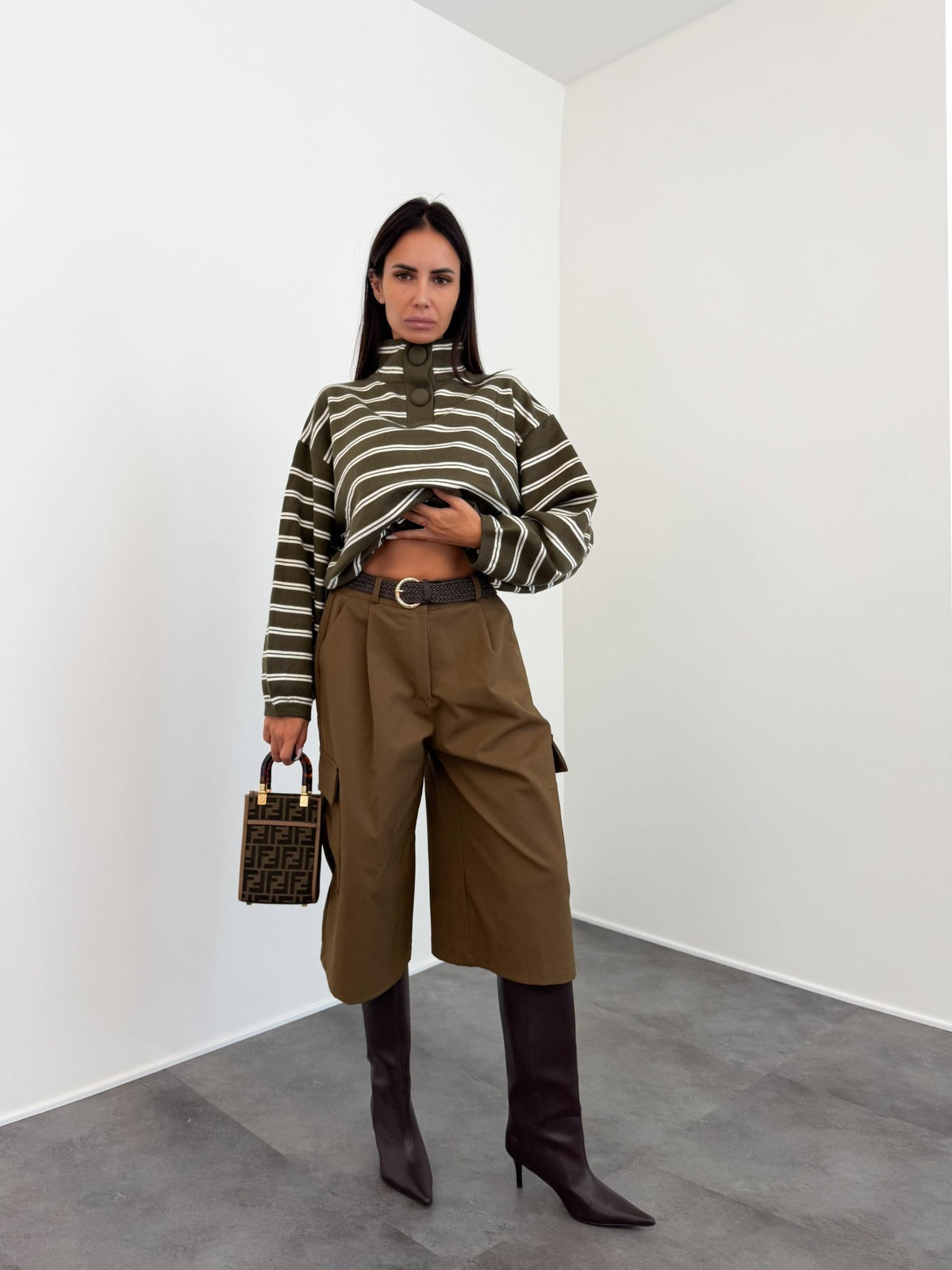 Bermuda Viky - Khaki - SAINTH