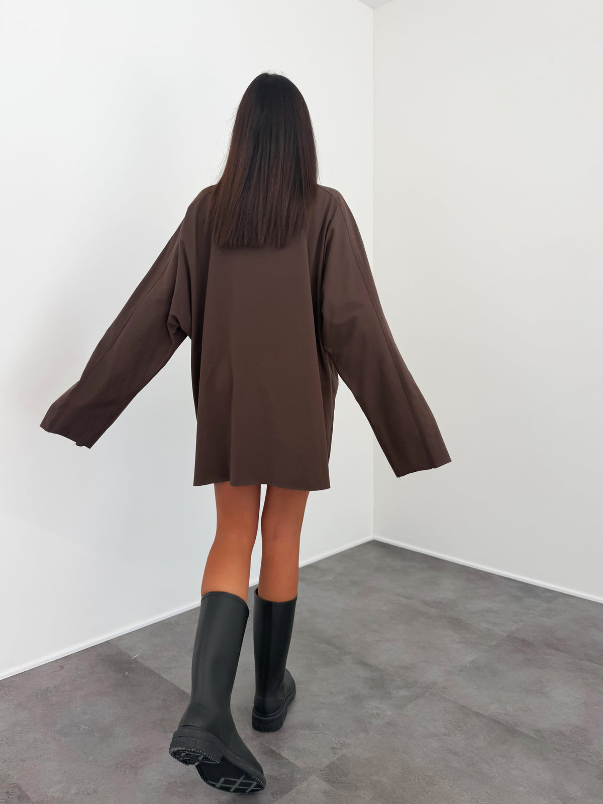 Maglia Oversize - Marrone