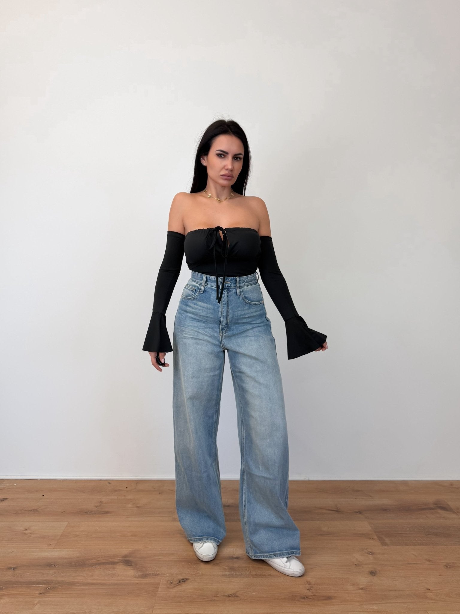 Top Barchetta - Nero - SAINTH