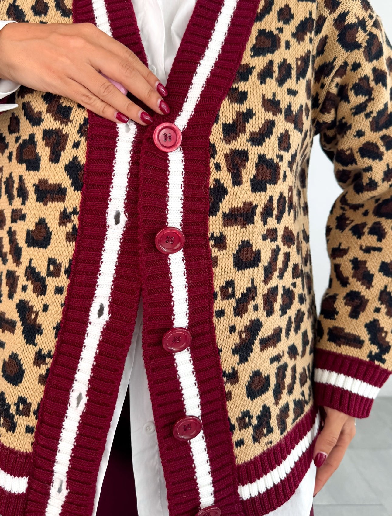 Cardigan College Leo - Bordeaux - SAINTH