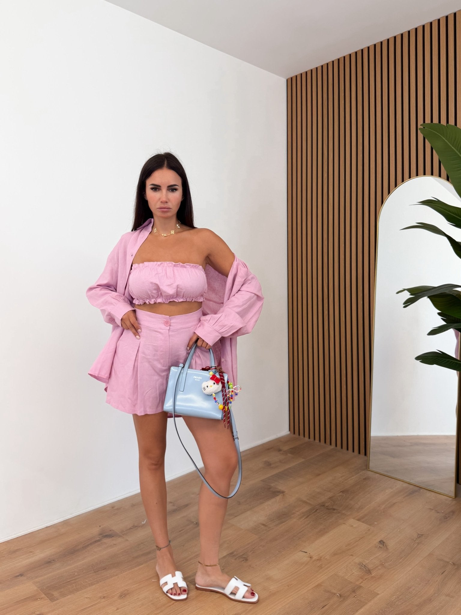 Coordinato Tris Capri - Rosa - SAINTH