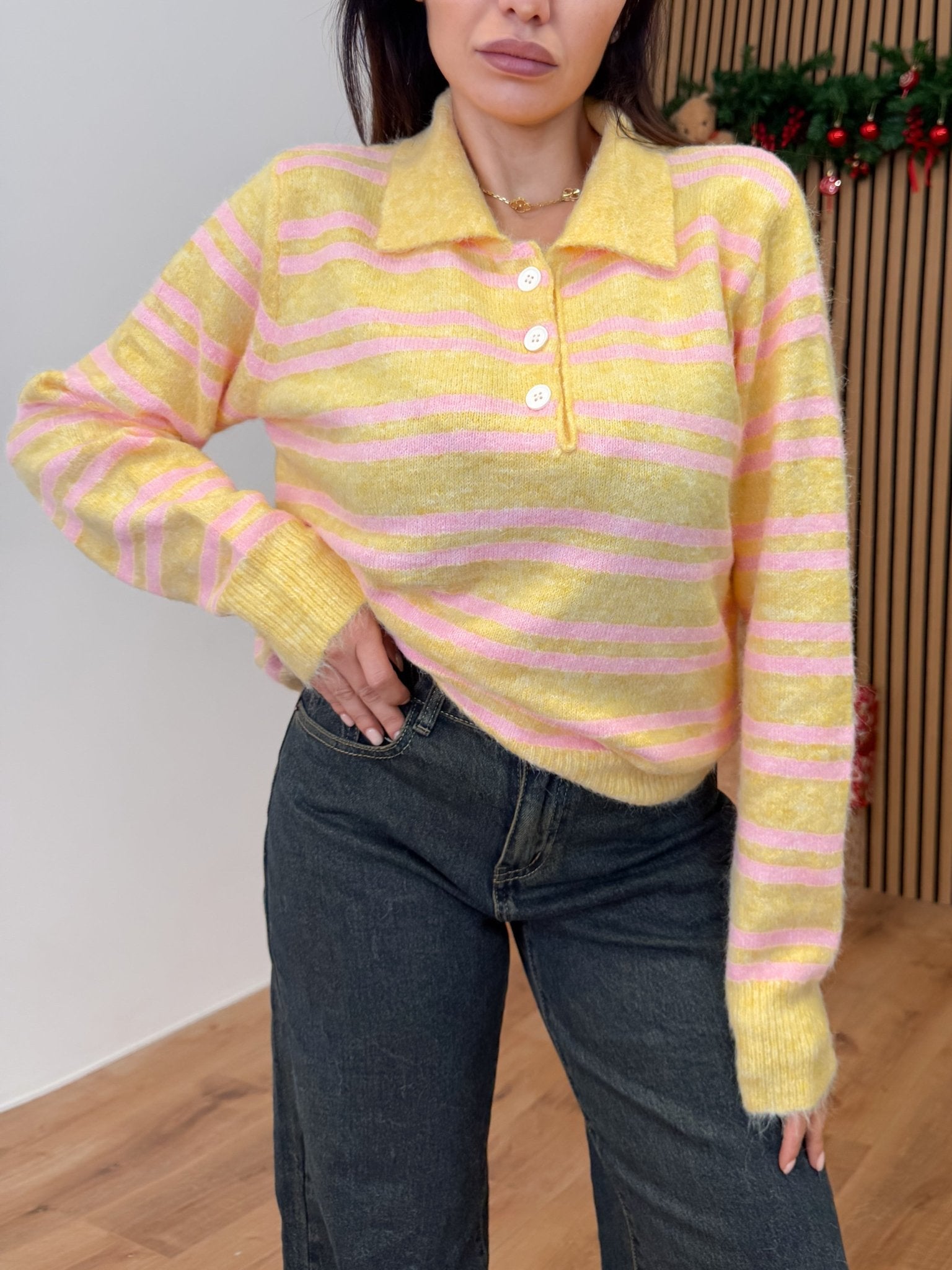 Pull Ziguli - Giallo - SAINTH