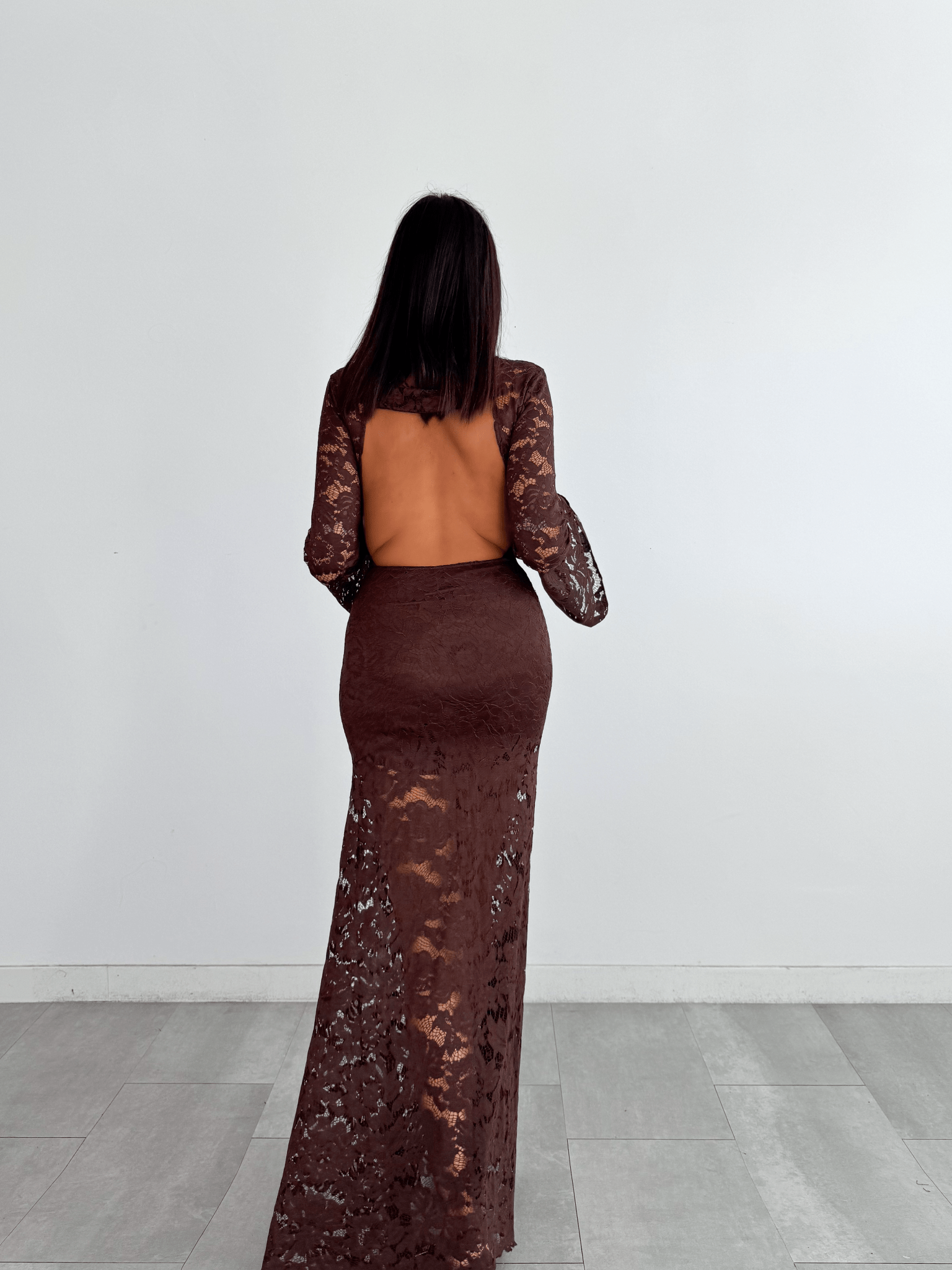 Abito Camelia - Marrone - SAINTH