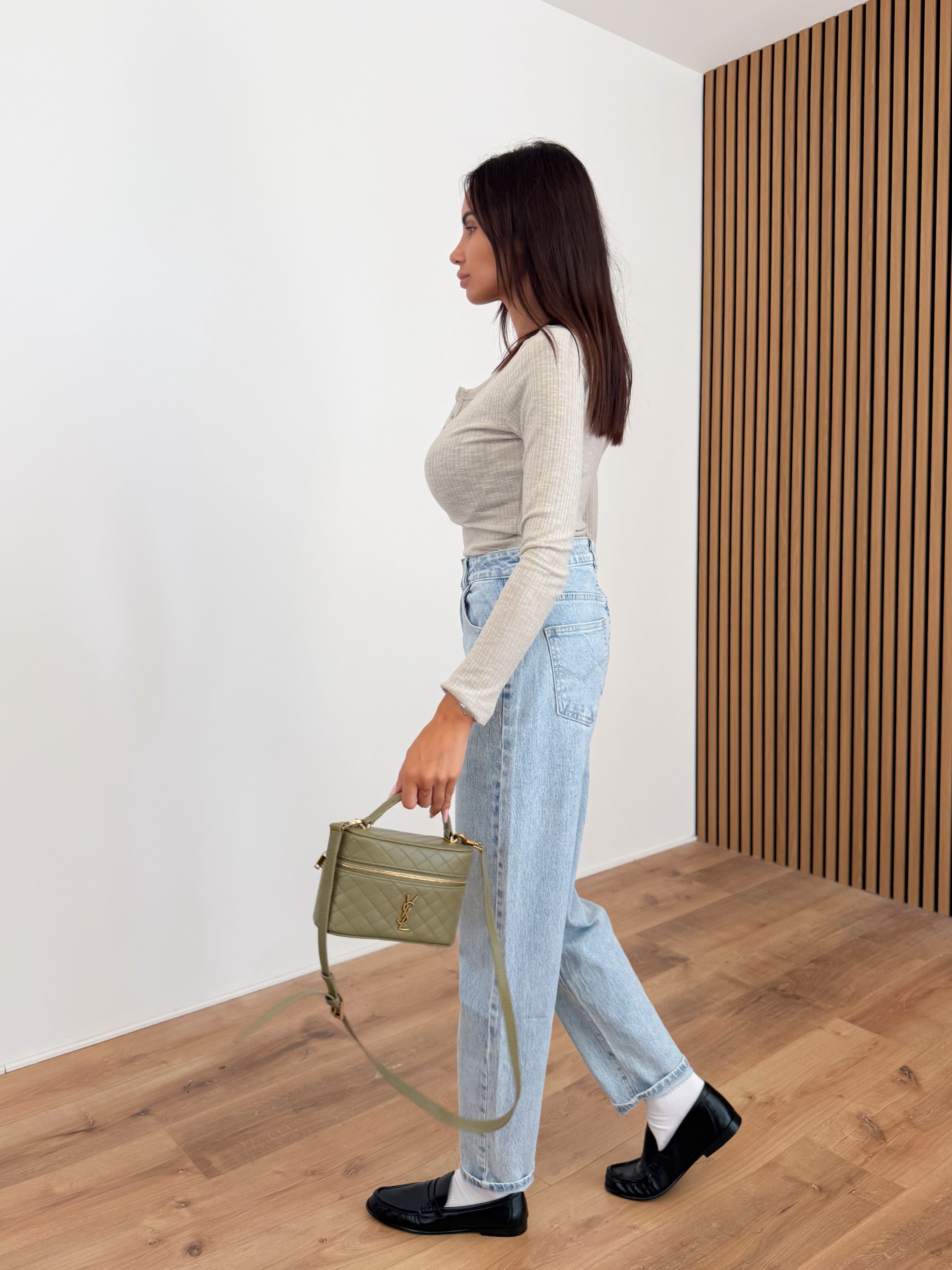 Maglietta Serafino - Beige