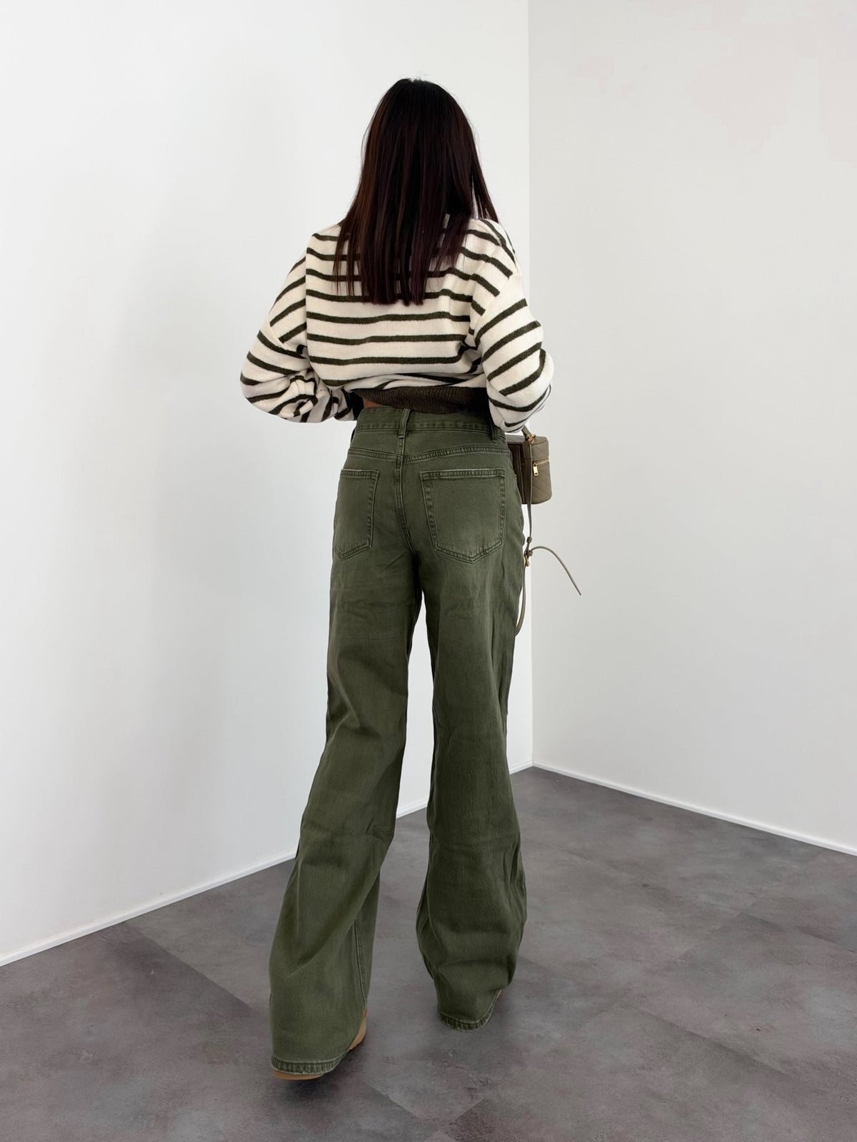 Jeans H5800-8 - Army Green - SAINTH