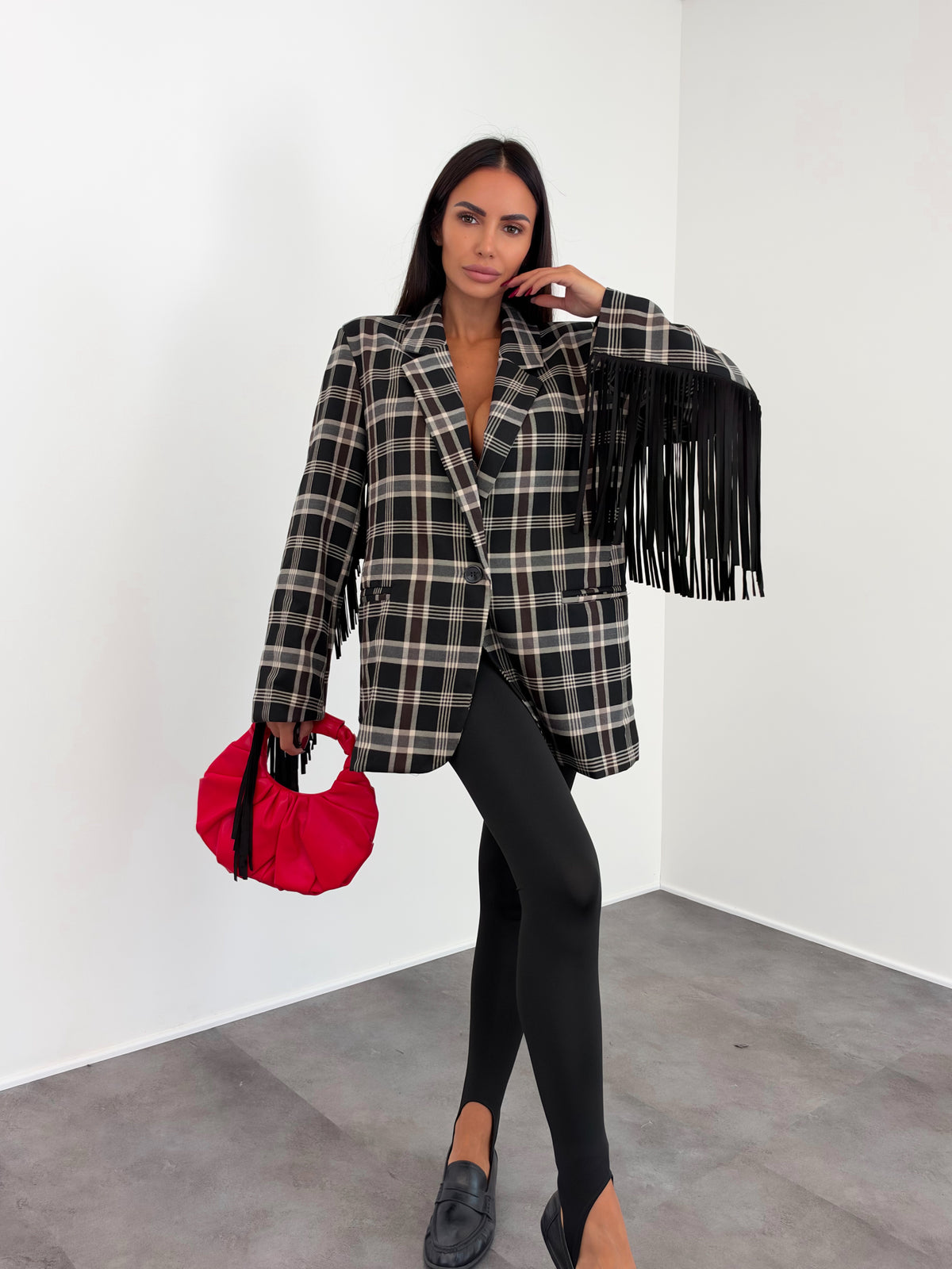 Blazer Trend - Nero Bianco