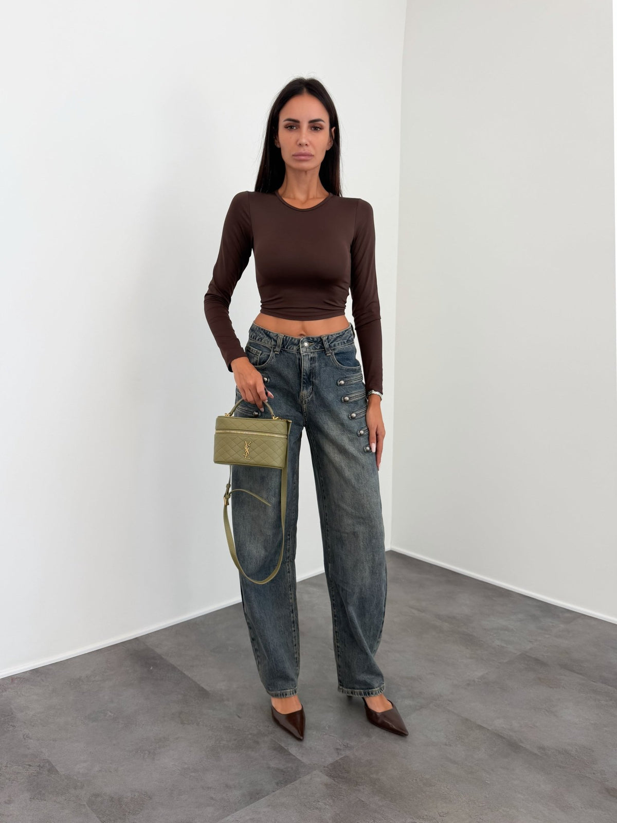 Maglia Basic - Marrone - SAINTH