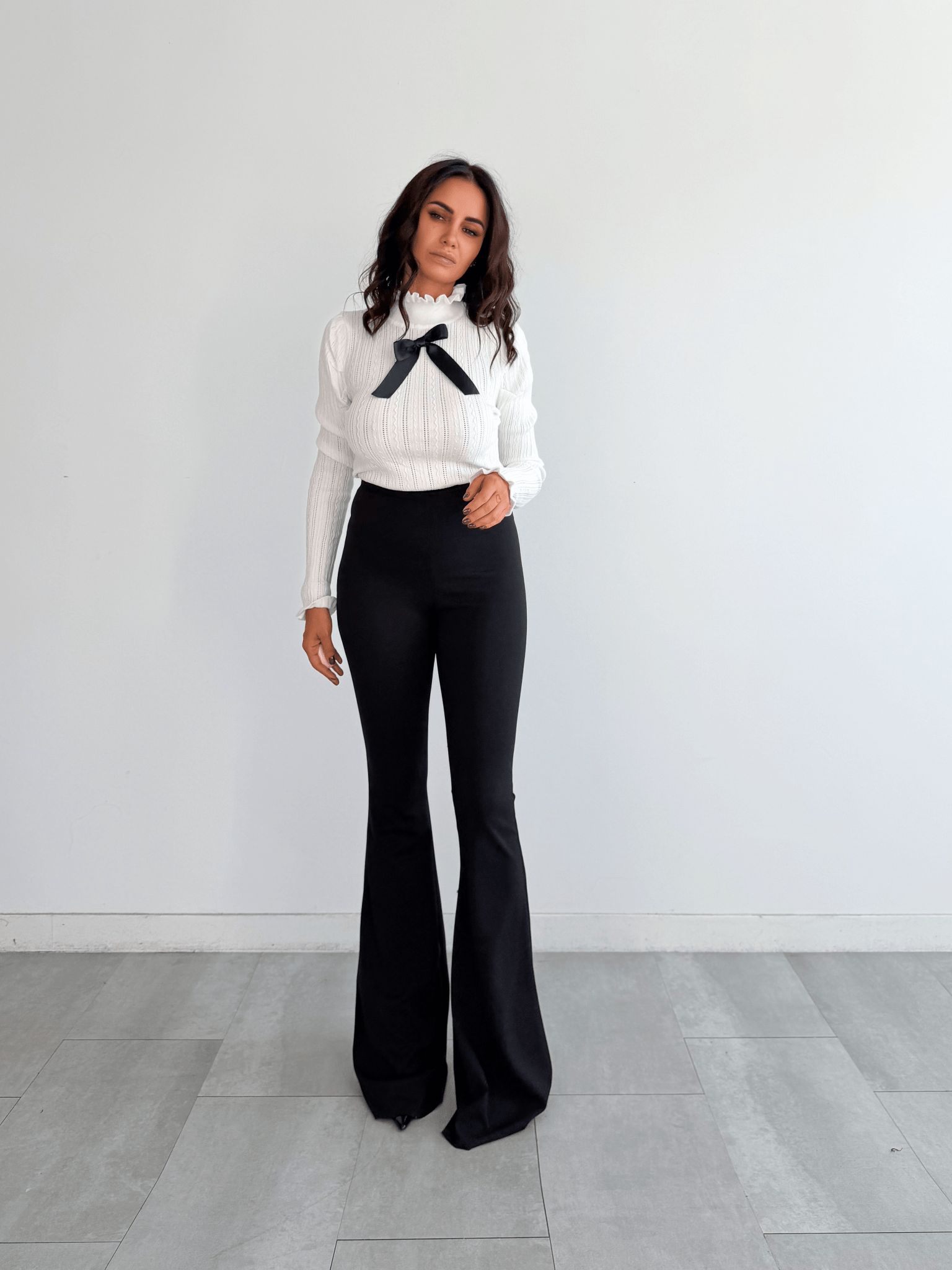 Pull Fiocco - Bianco - SAINTH