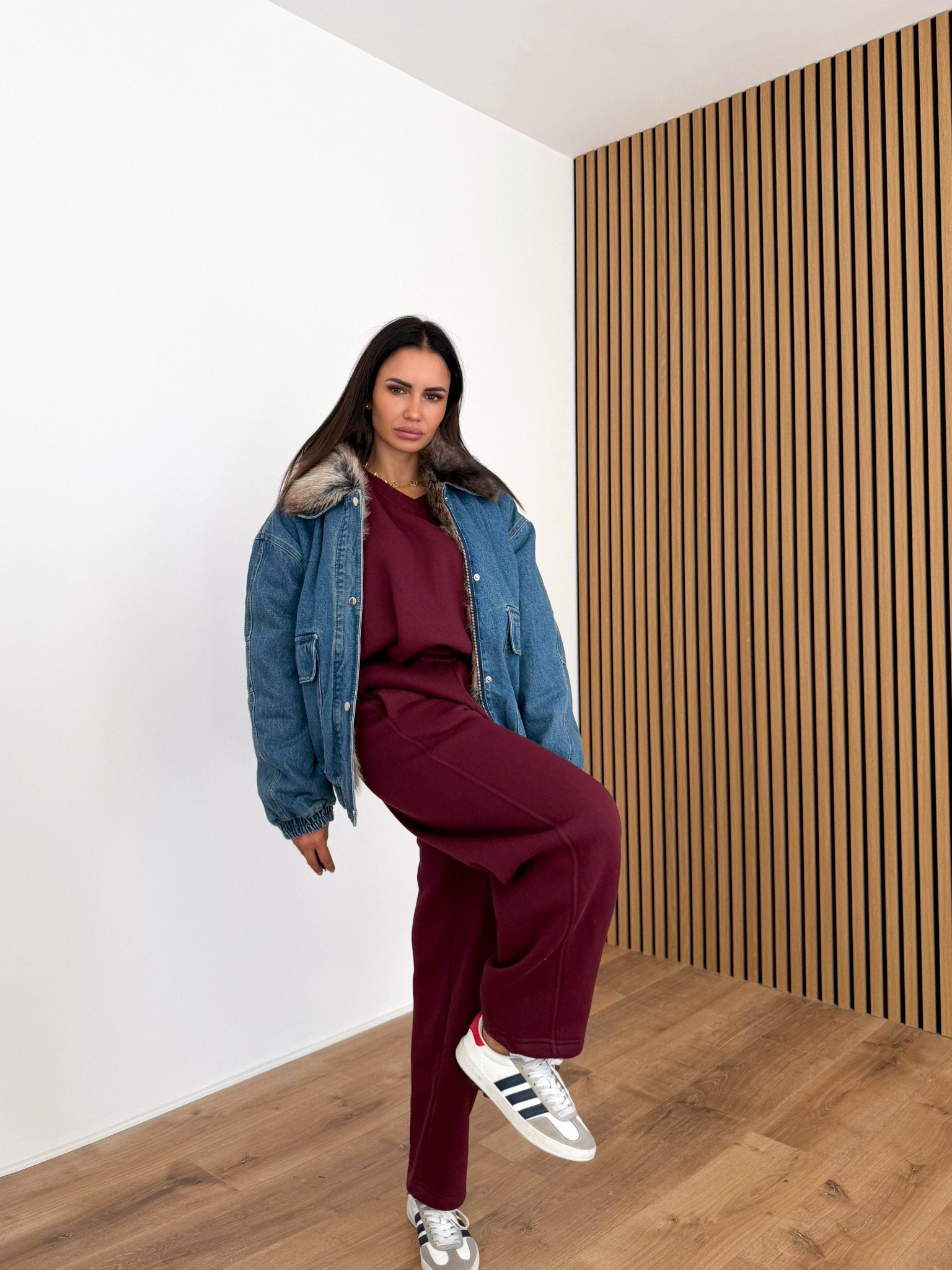 Giacchetto Bomber - Blu Denim - SAINTH