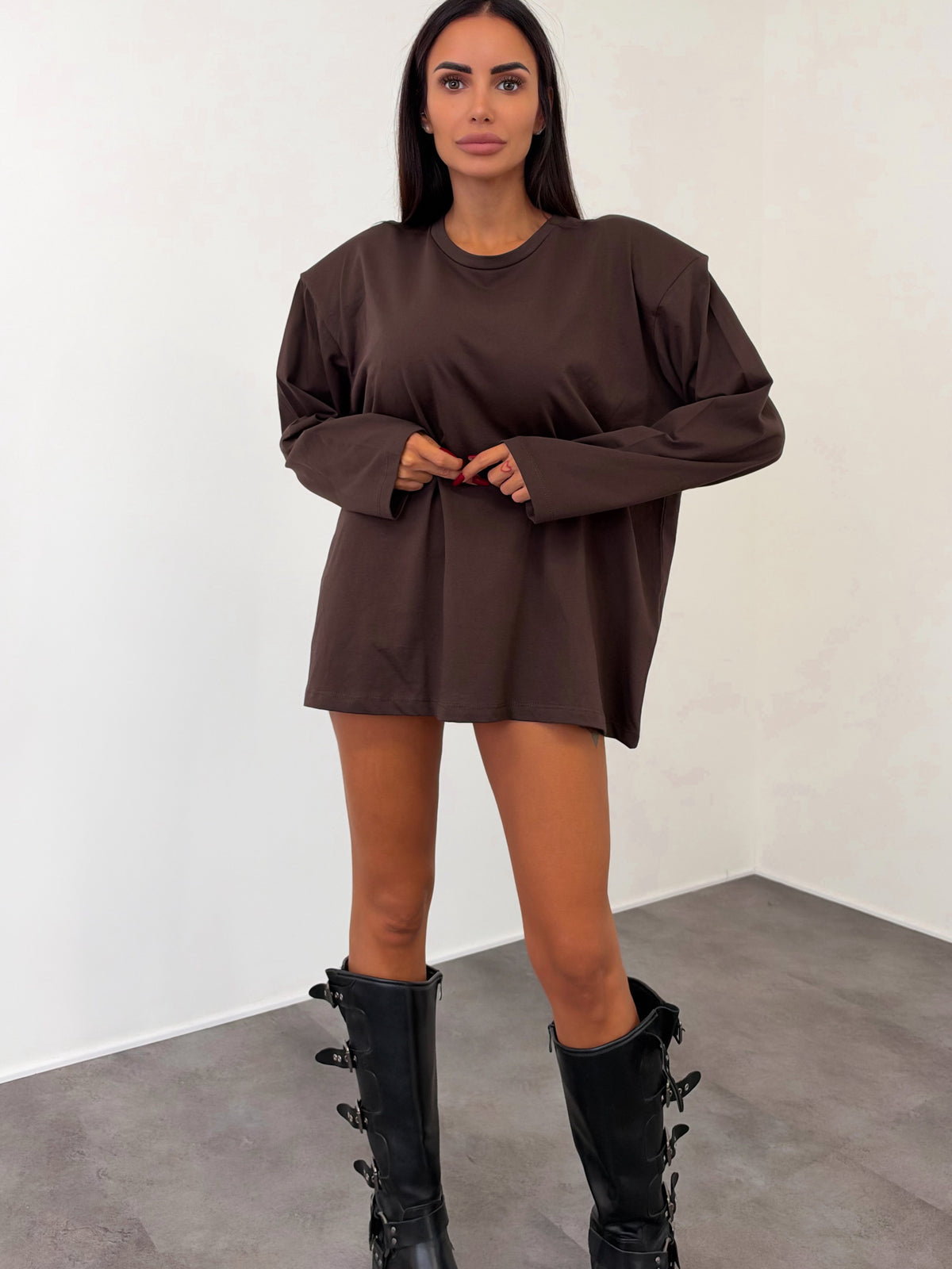 Maxi Maglia Armor - Marrone