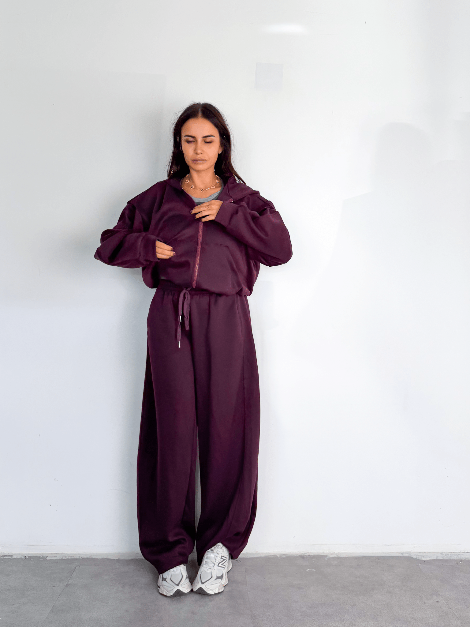 Felpa Wide Arm - Vinaccia - SAINTH