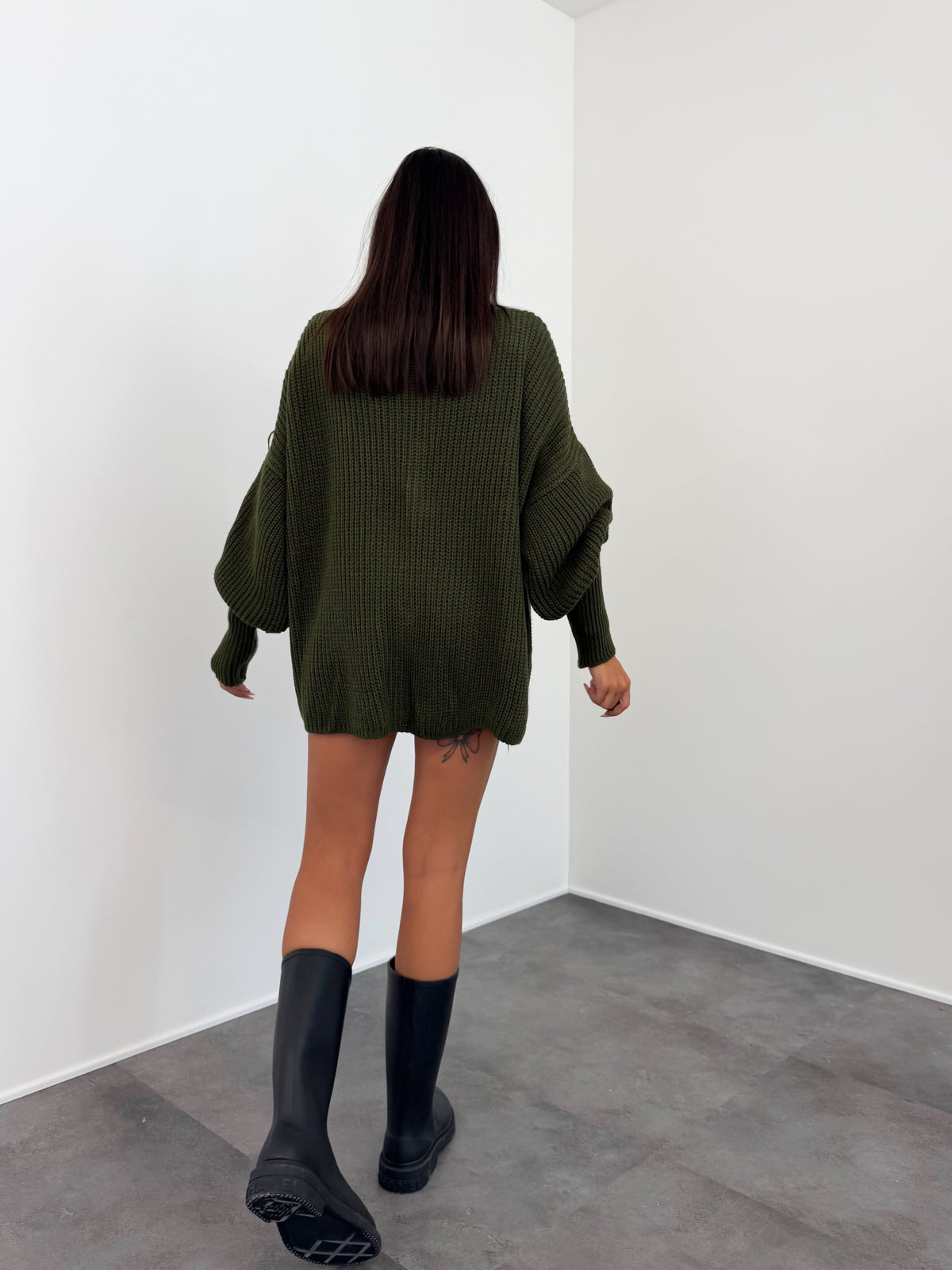 Maxi Cardigan - Army Green
