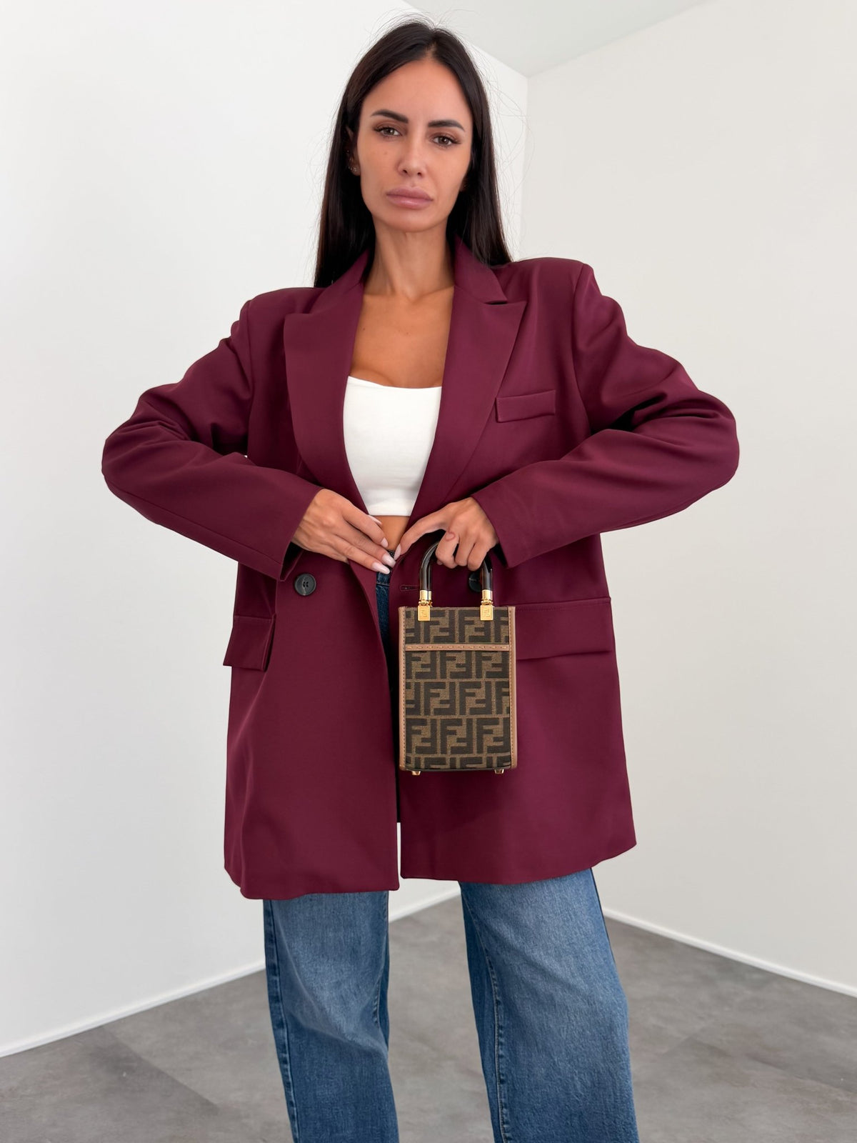 Blazer Strutturato Must - Bordeaux - SAINTH
