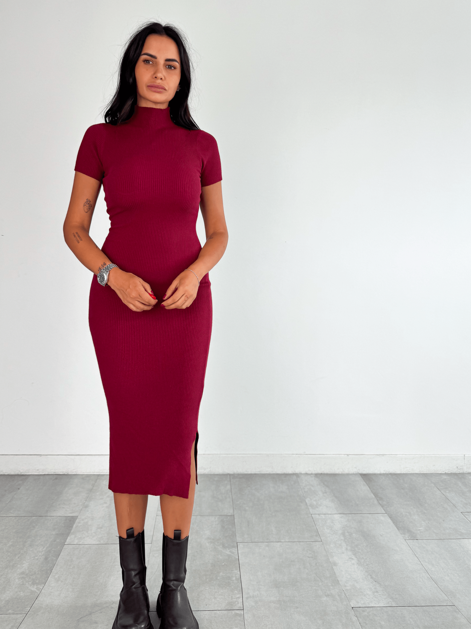 Abito Pull Tender - Bordeaux - SAINTH
