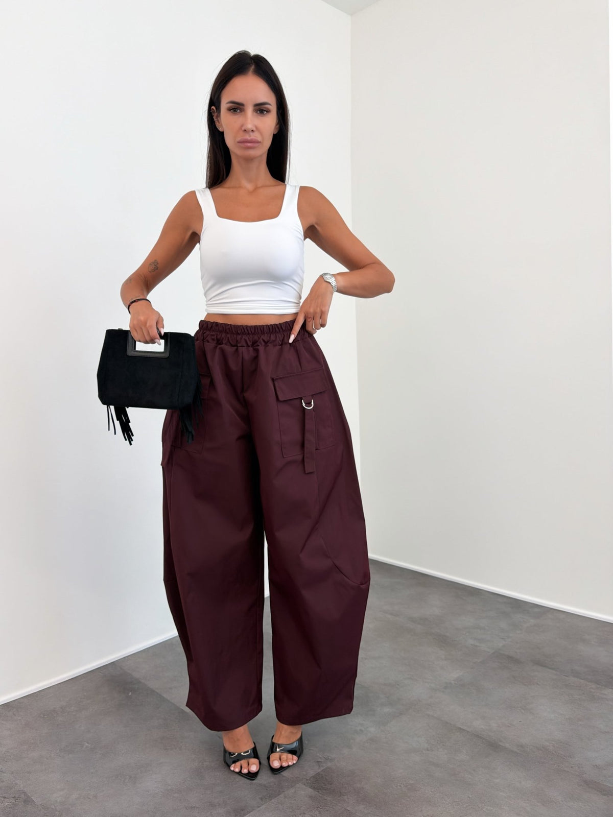 Pantalone Pocket - Bordeaux - SAINTH