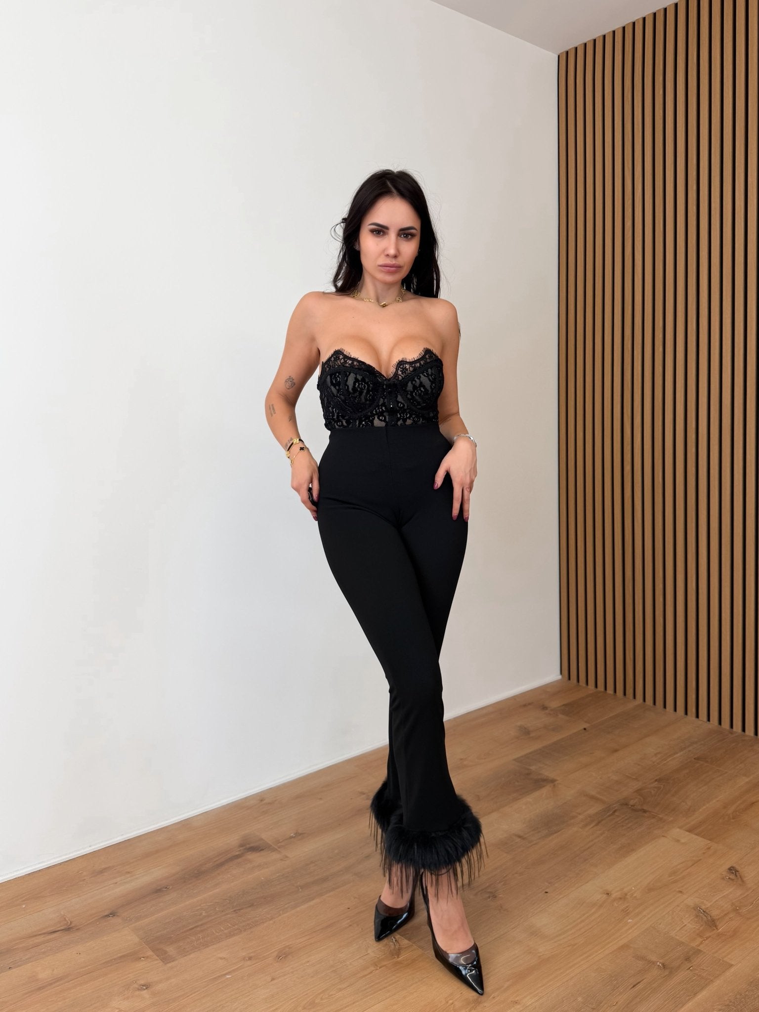 Pantalone Pelosino - Nero - SAINTH