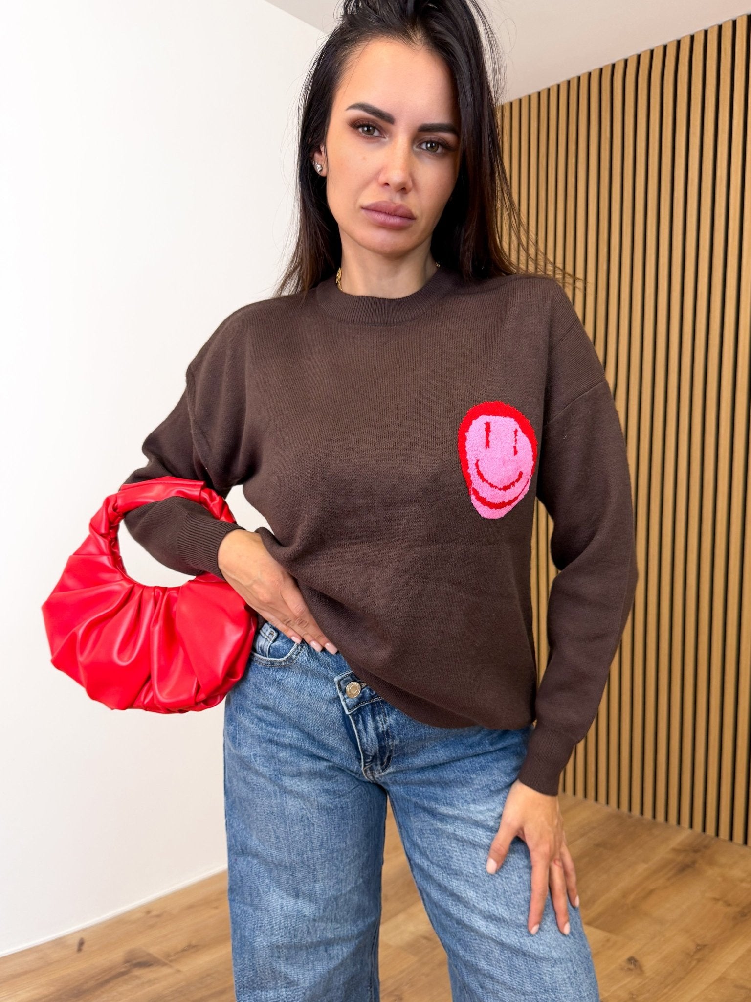 Pull Good Vibes - Marrone - SAINTH