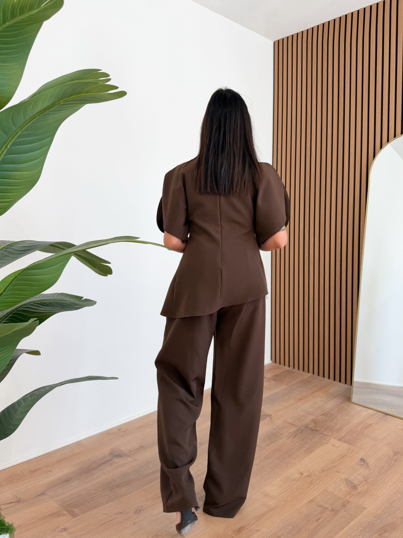 Coordinato Extra Volume - Marrone - SAINTH