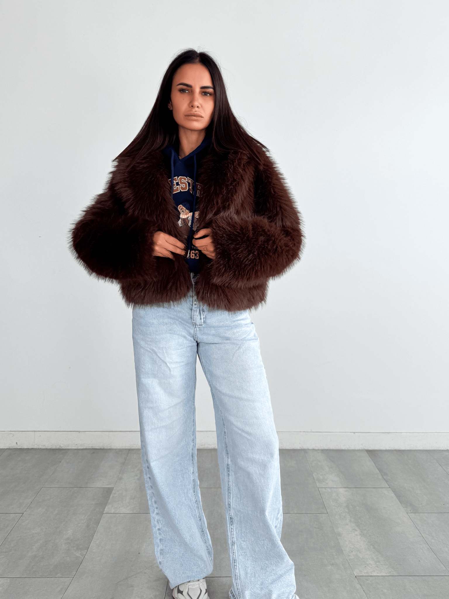 Pelliccia Dolce Abbraccio - Marrone - SAINTH