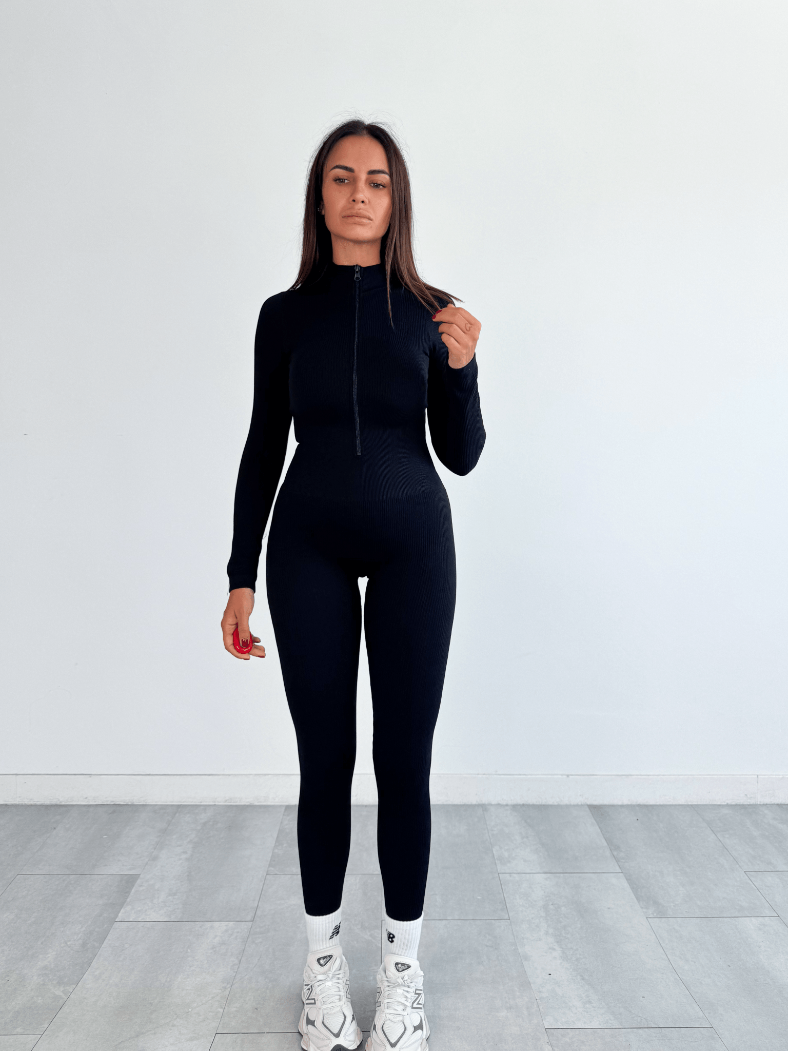 Tuta Contenitiva Zip - Nera - SAINTH