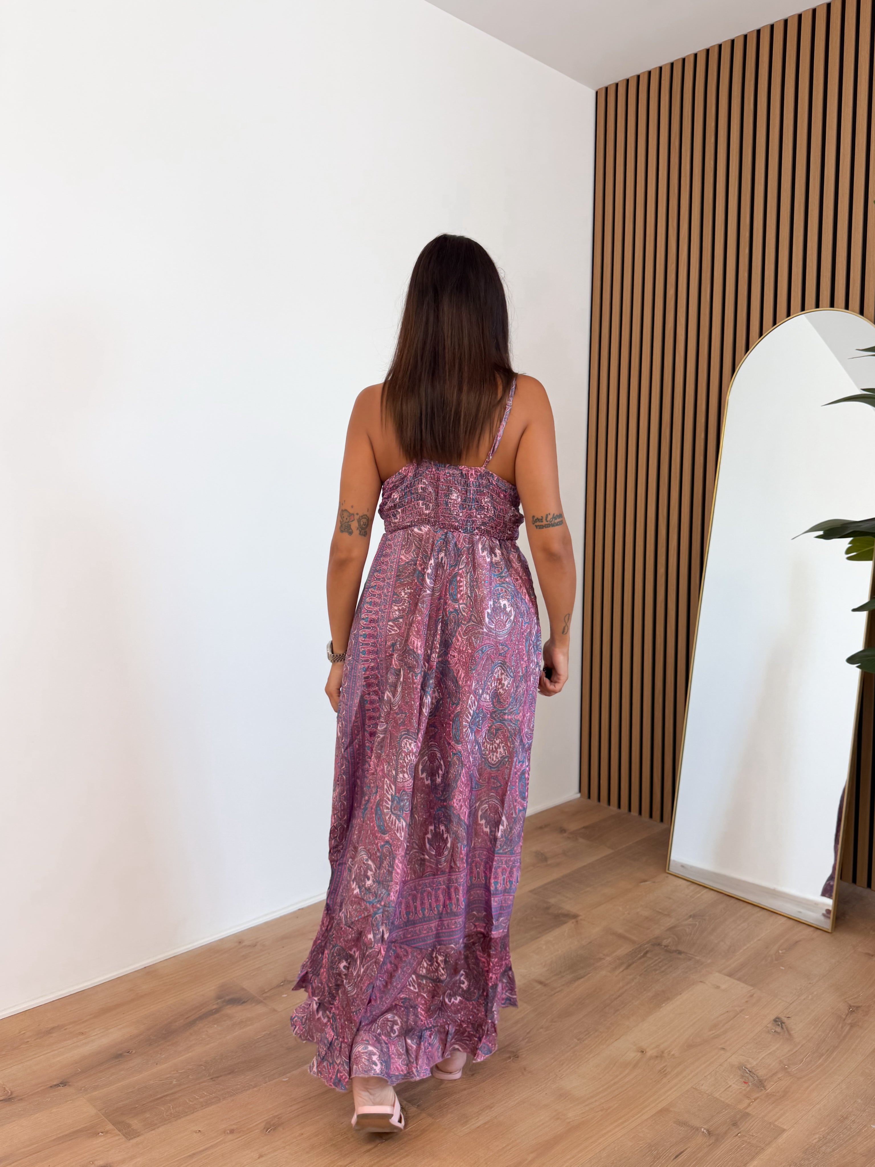 Abito Maya - Fucsia Blu