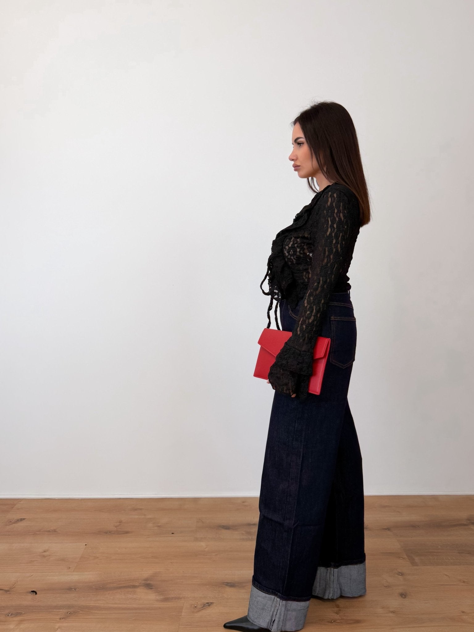 Crop Top Orlo - Nero - SAINTH