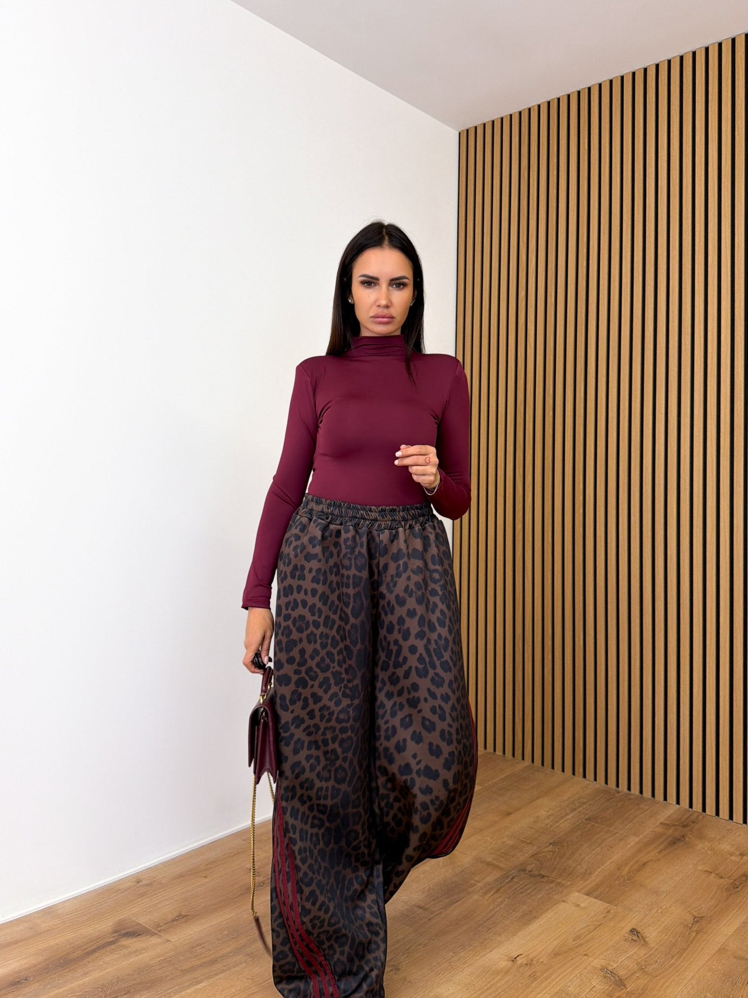 Pantalone Tuta Safari - Leo e Bordeaux - SAINTH