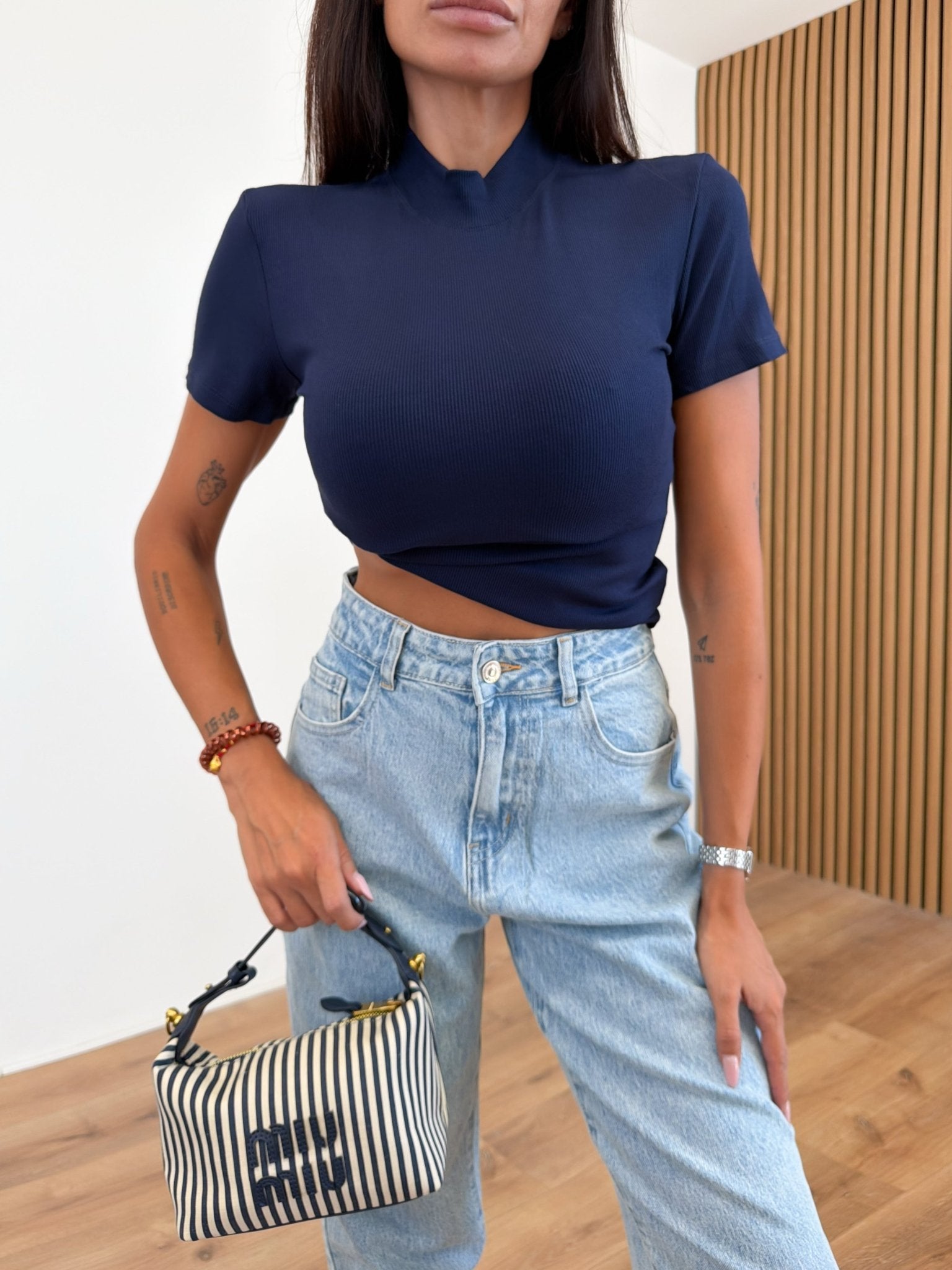 Maglietta Basic - Blu - SAINTH