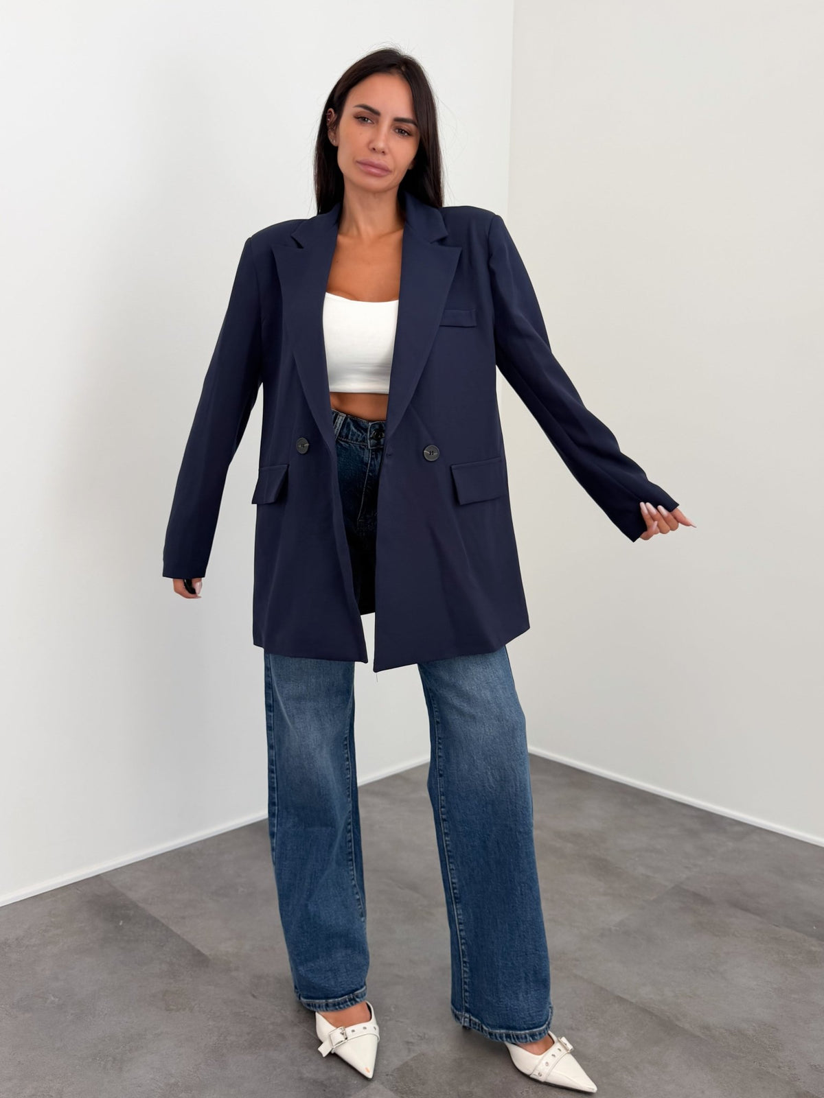 Blazer Strutturato Must - Blu - SAINTH