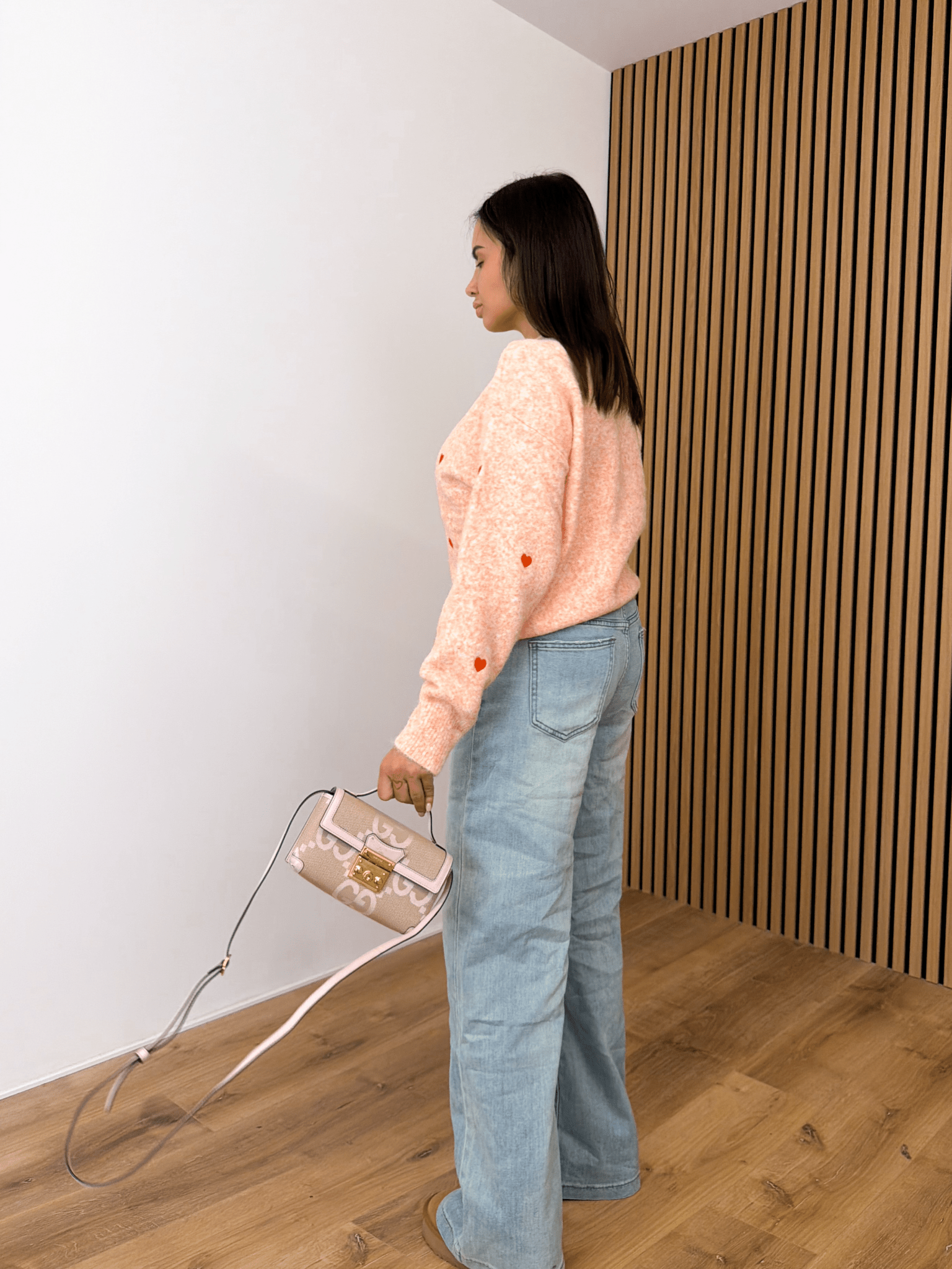 Cardigan Heart - Salmone - SAINTH