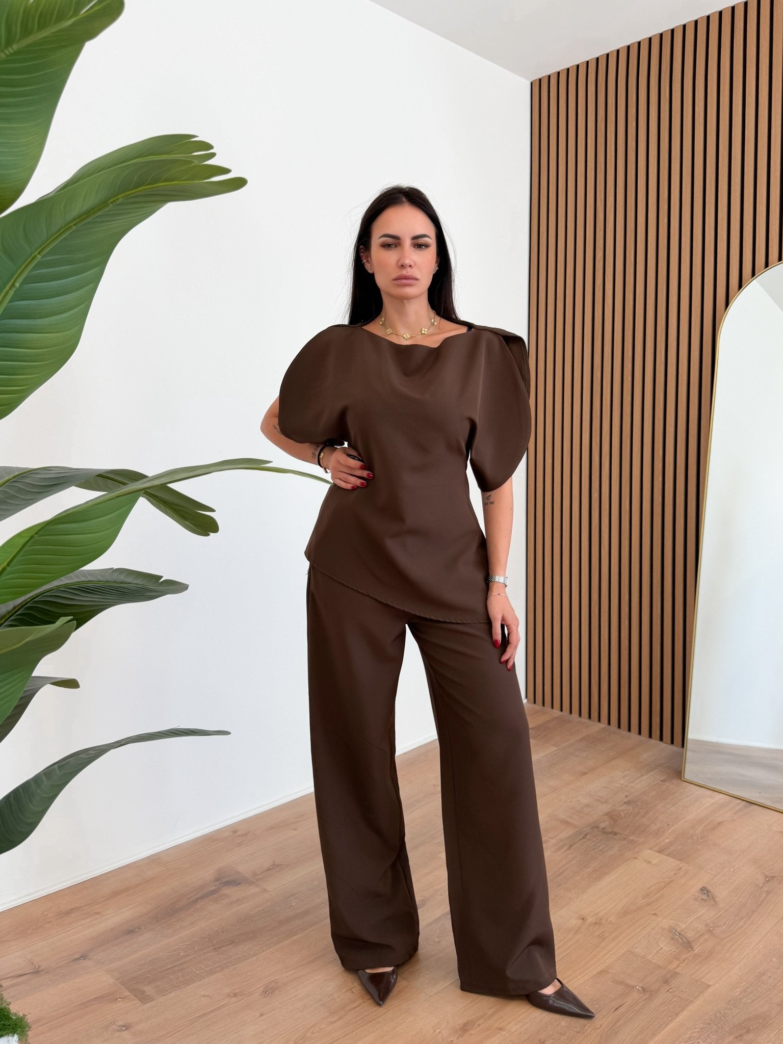 Coordinato Extra Volume - Marrone - SAINTH