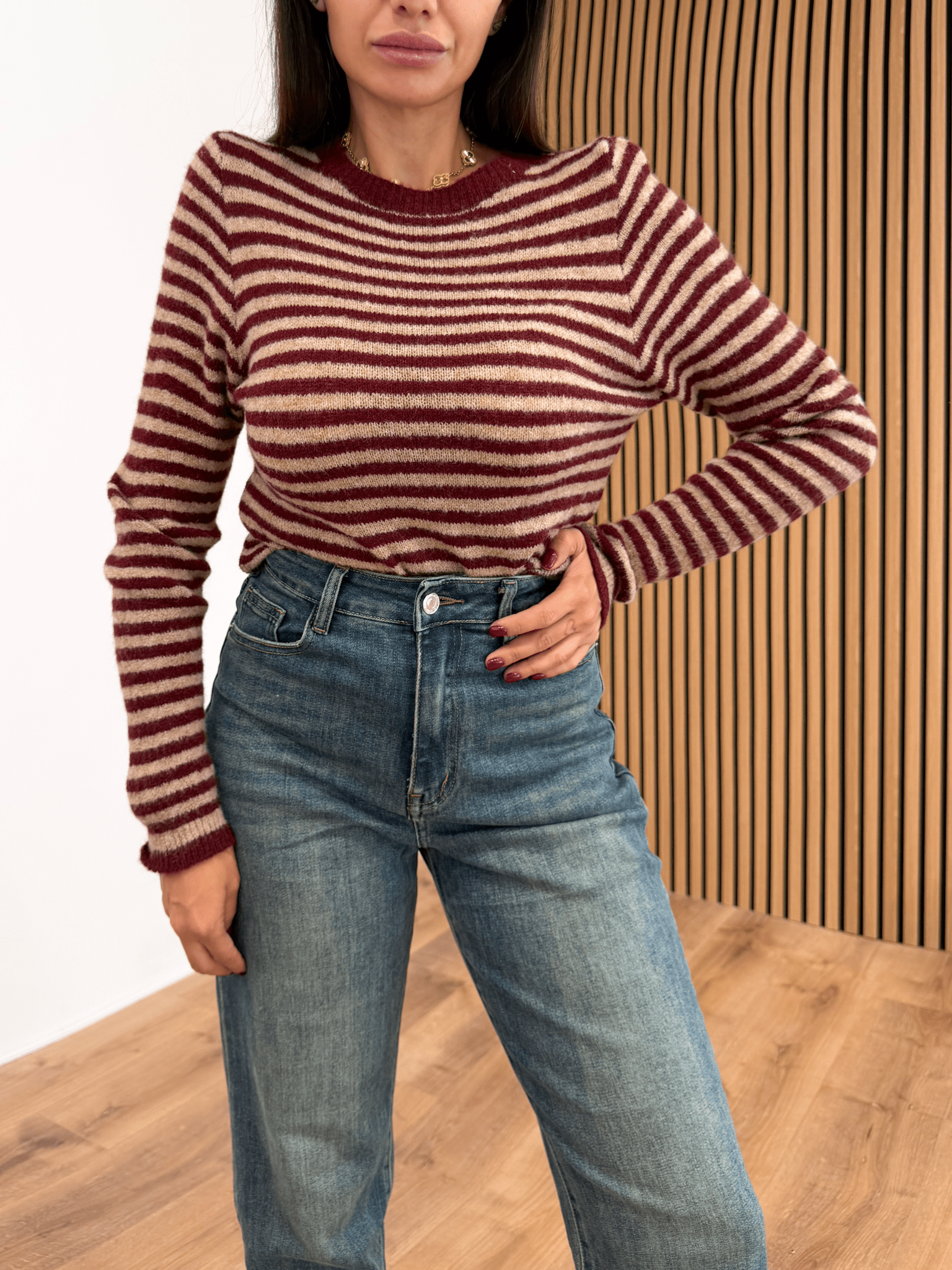 Pull Righine - Bordeaux - SAINTH