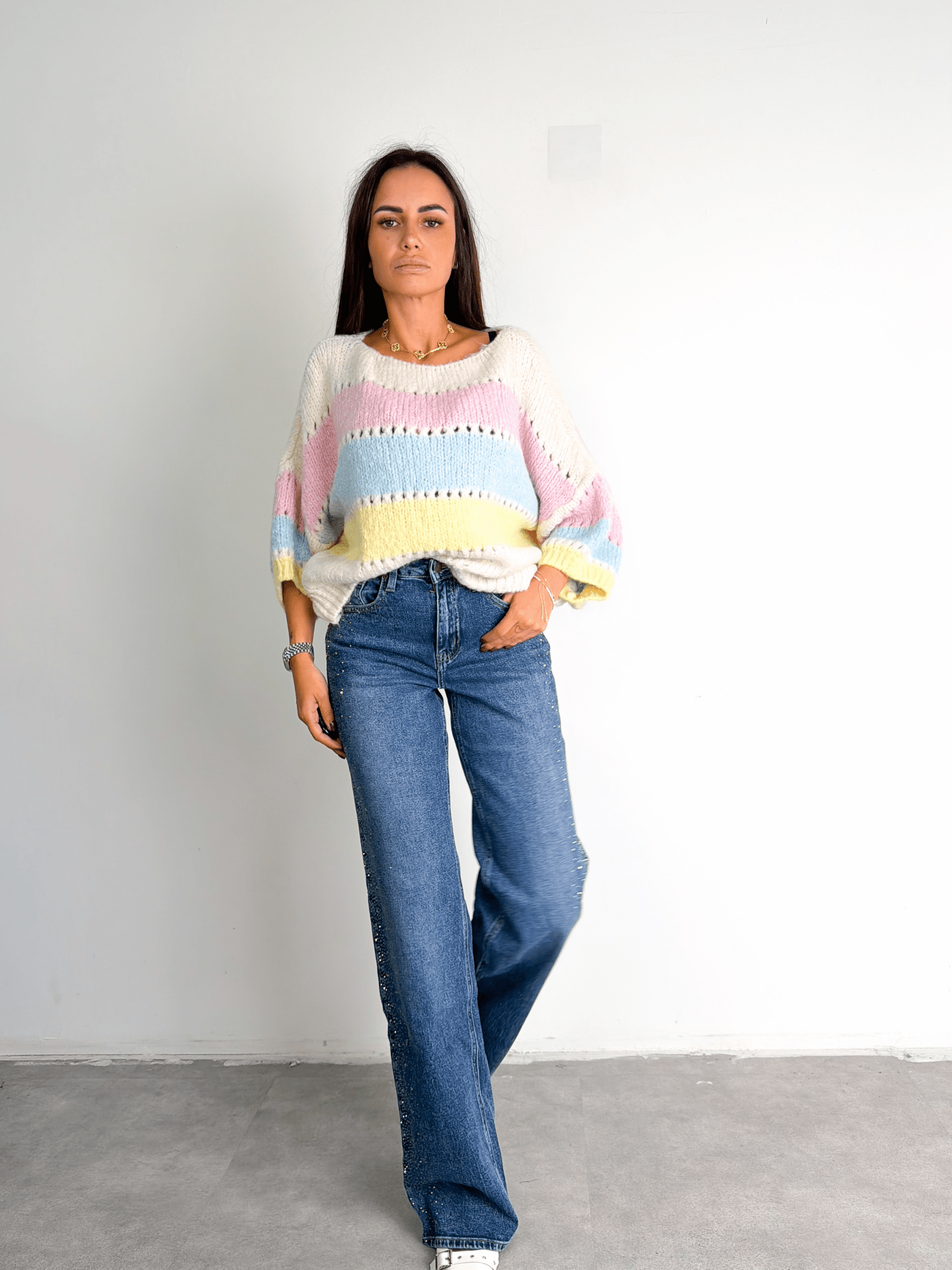 Pull Colorful - Panna - SAINTH