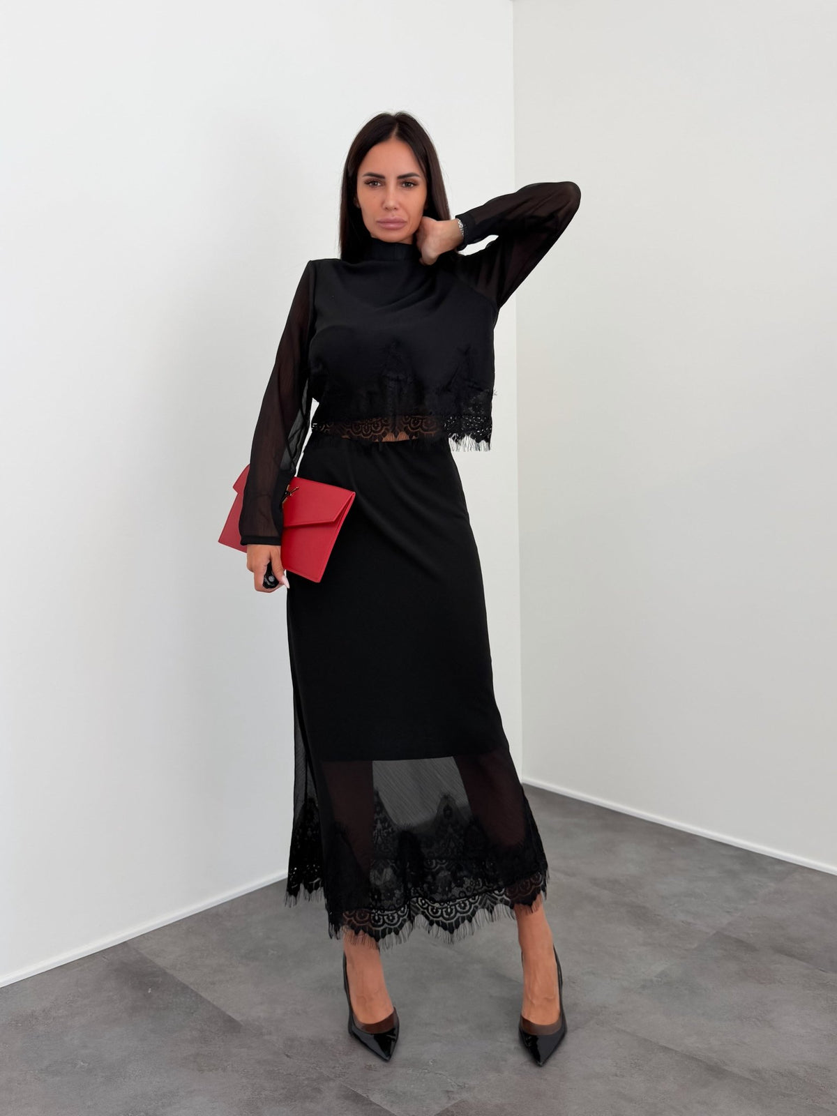 Coordinato Morgana - Nero - SAINTH