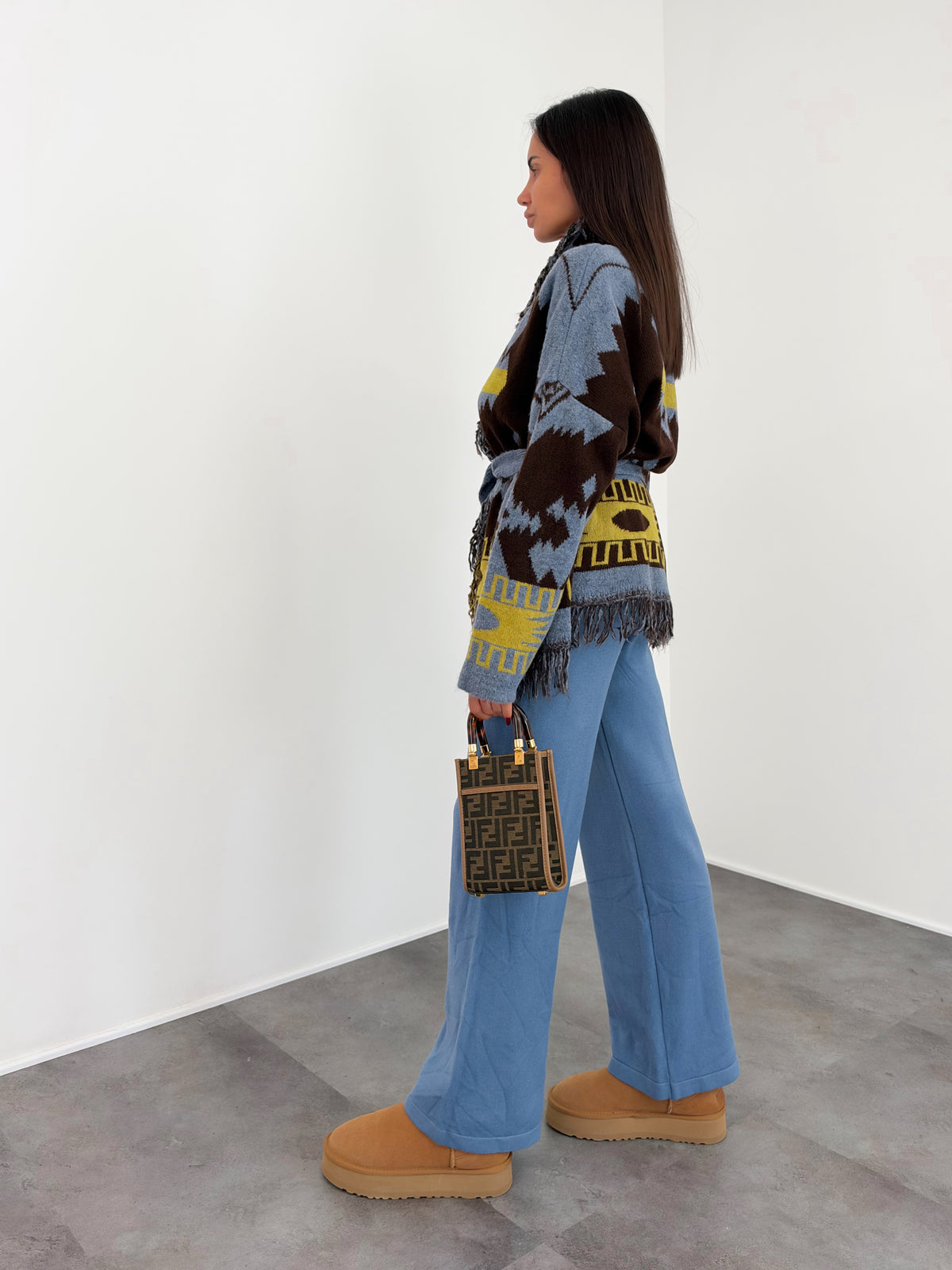Pantalone Caress - Indaco