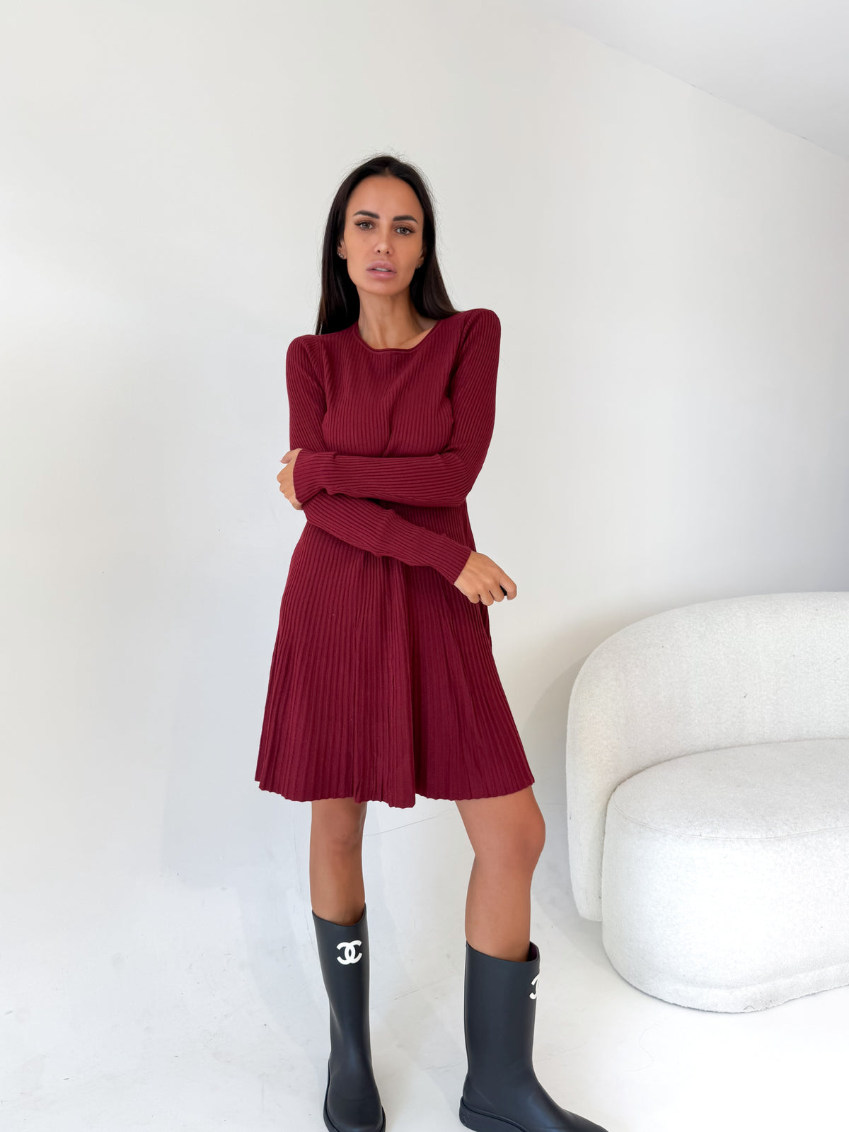 Pull Abito Bell - Bordeaux