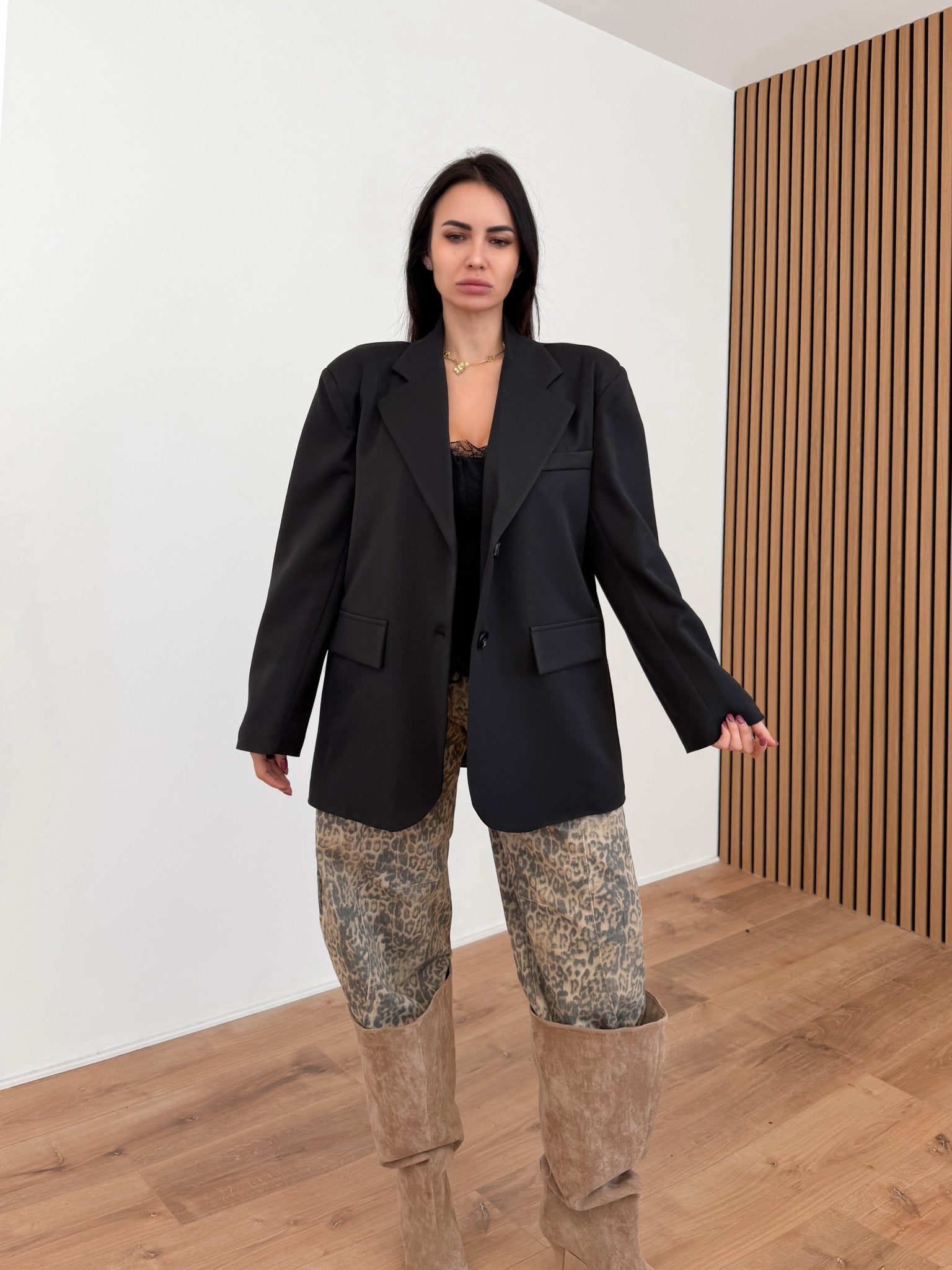 Blazer Just - Nero - SAINTH
