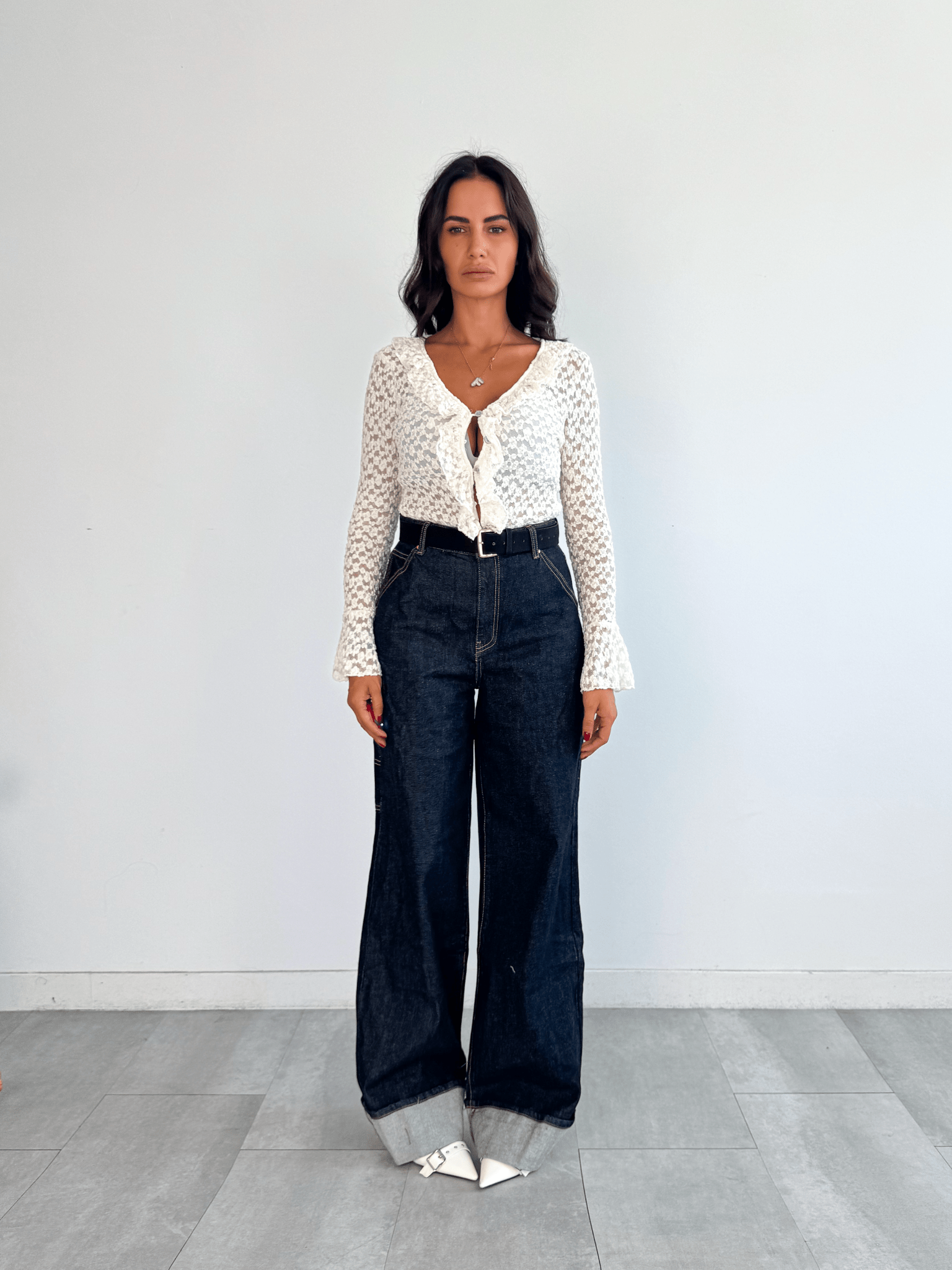 Jeans Oikos + Cintura - Denim - SAINTH