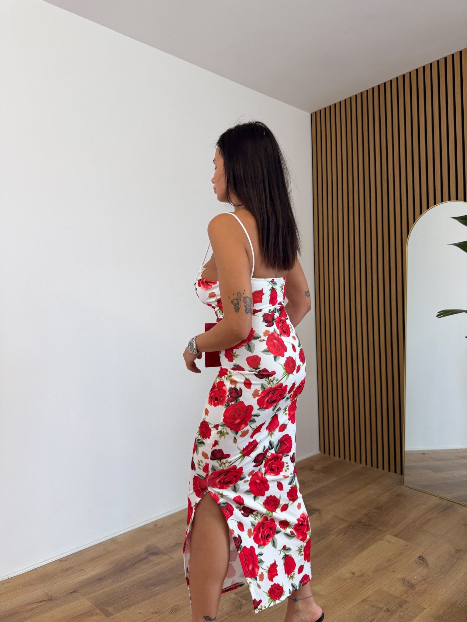 Abito Sensual Rose - Bianco - SAINTH