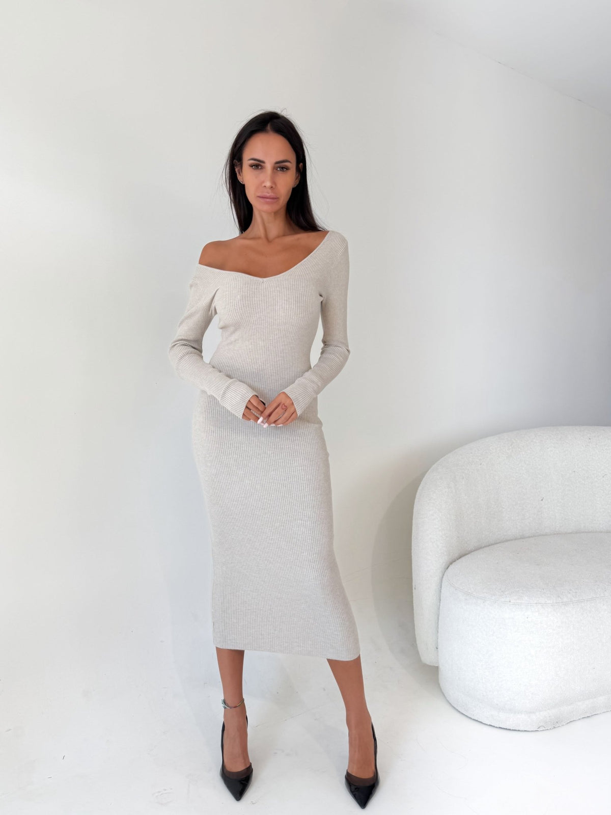 Abito Pull Fascino - Beige - SAINTH