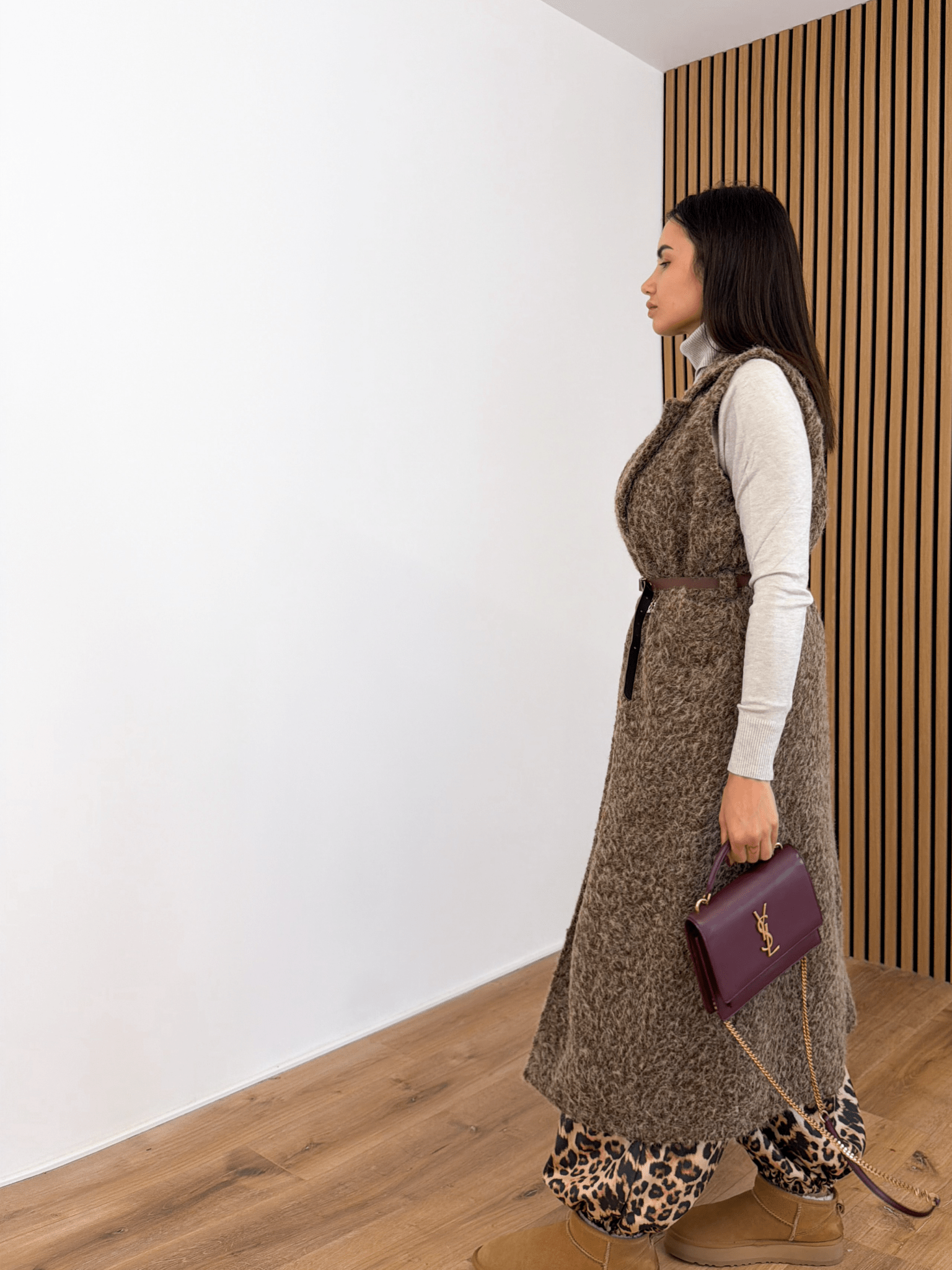 Pull Collo Alto - Beige - SAINTH