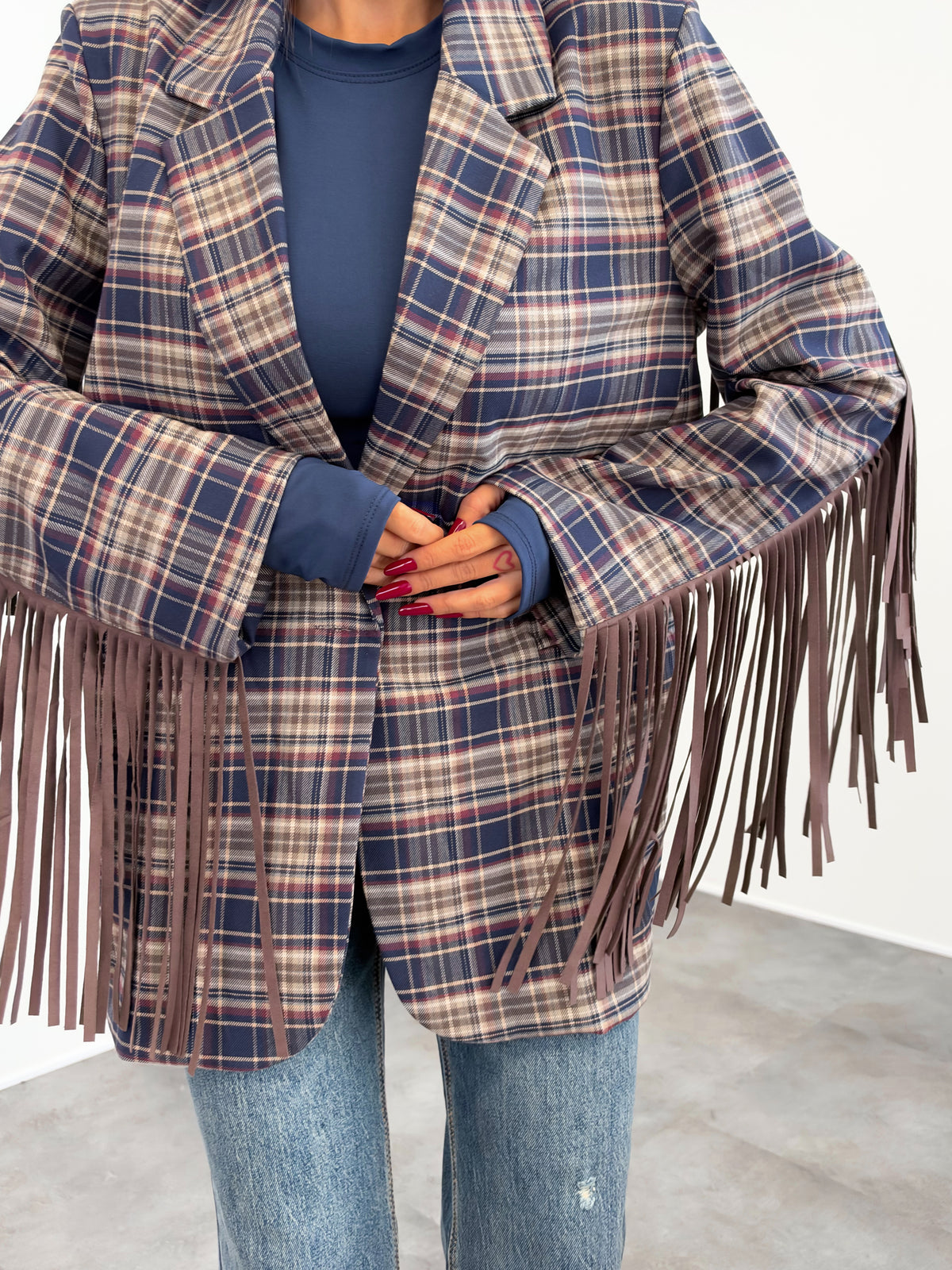 Blazer Trend - Blu Bordeaux
