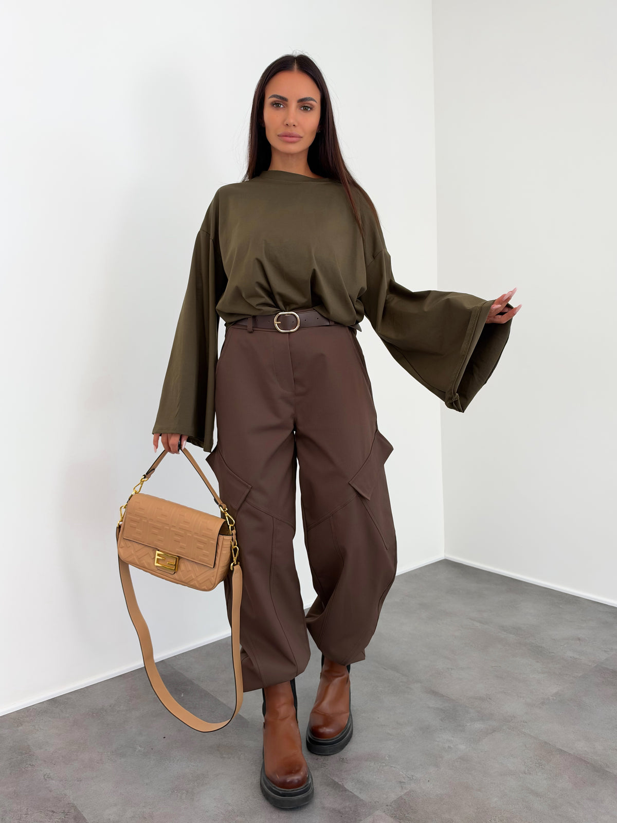 Pantalone Free - Marrone