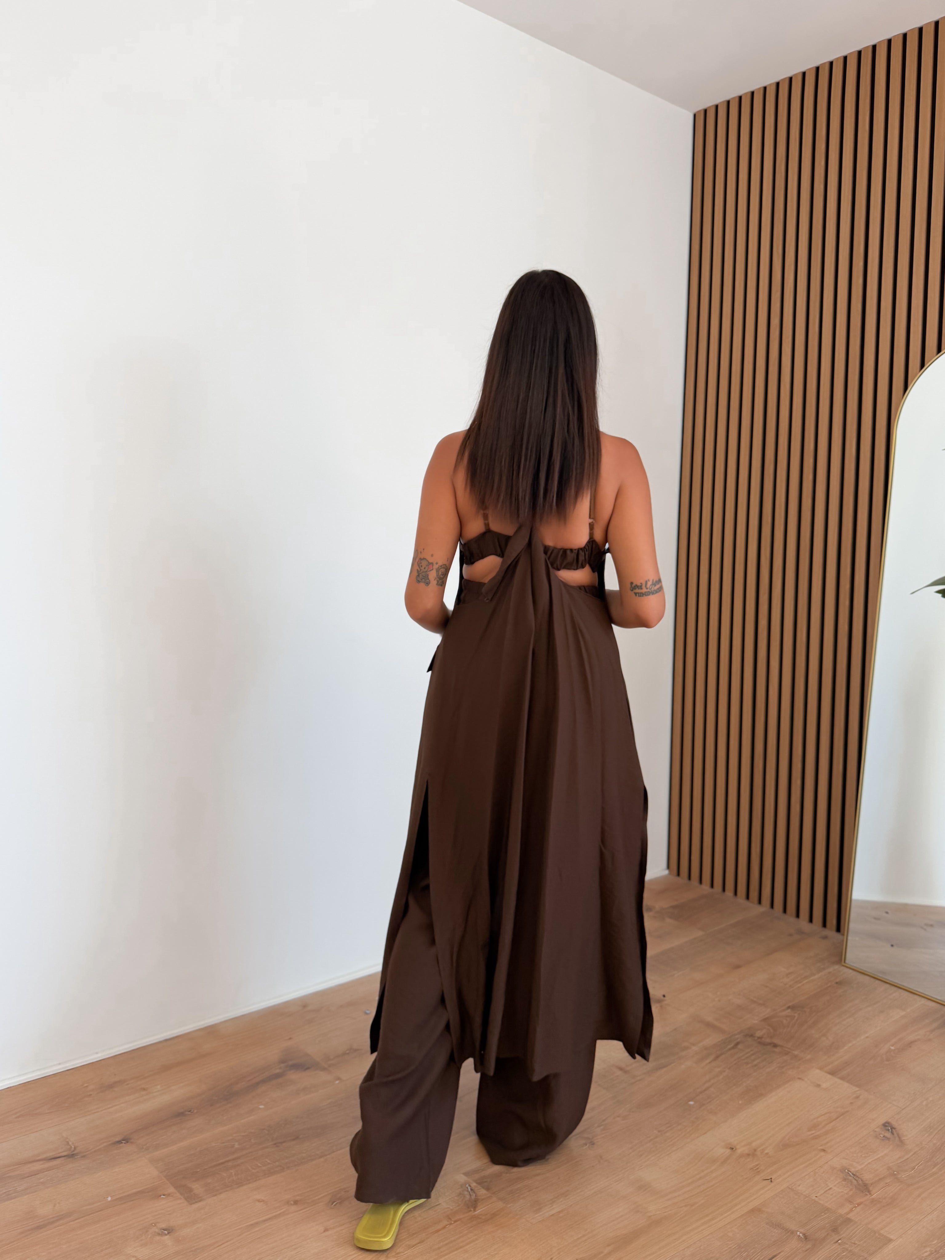 Coordinato Tris Medea - Marrone