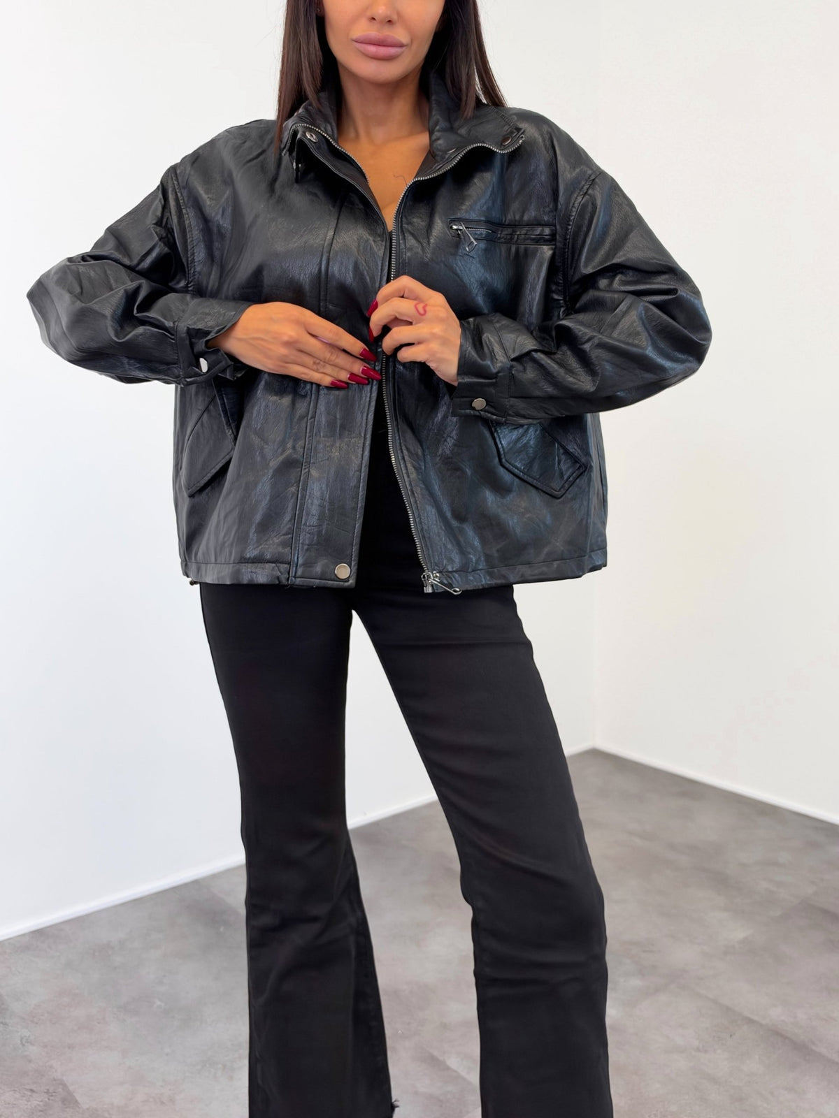 Biker + Gilet Cortina - Nera - SAINTH
